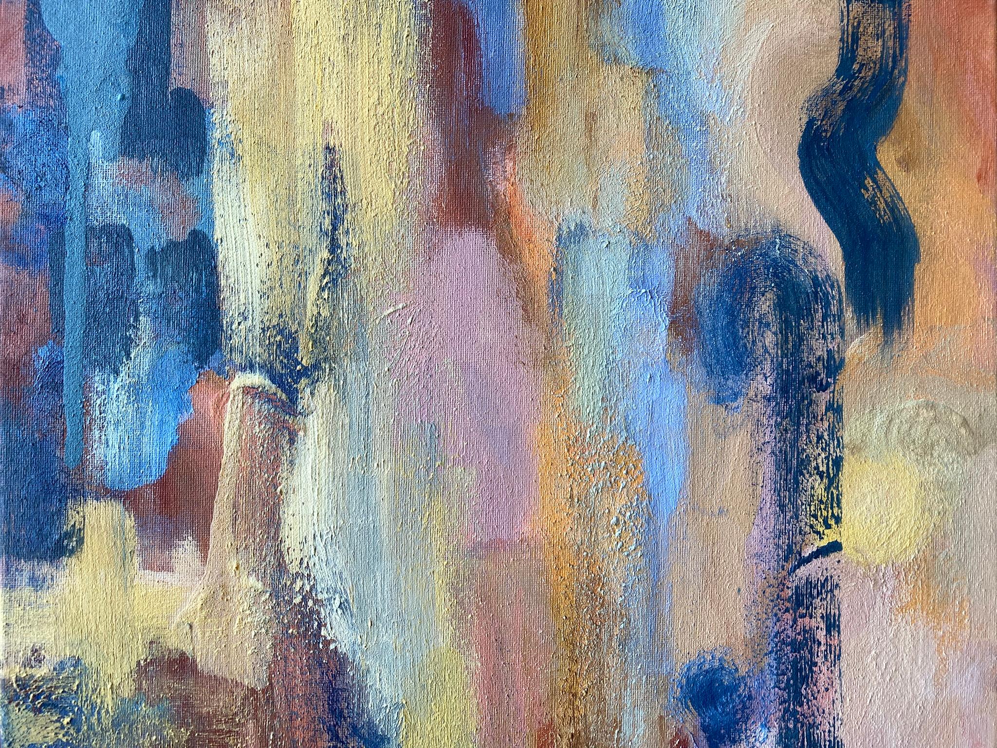 Original Spring Triptych-British Awarded Artist-Abstract British Contemporary For Sale 15