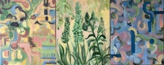 Original Spring Triptych-British Awarded Artist-Abstract British Contemporary