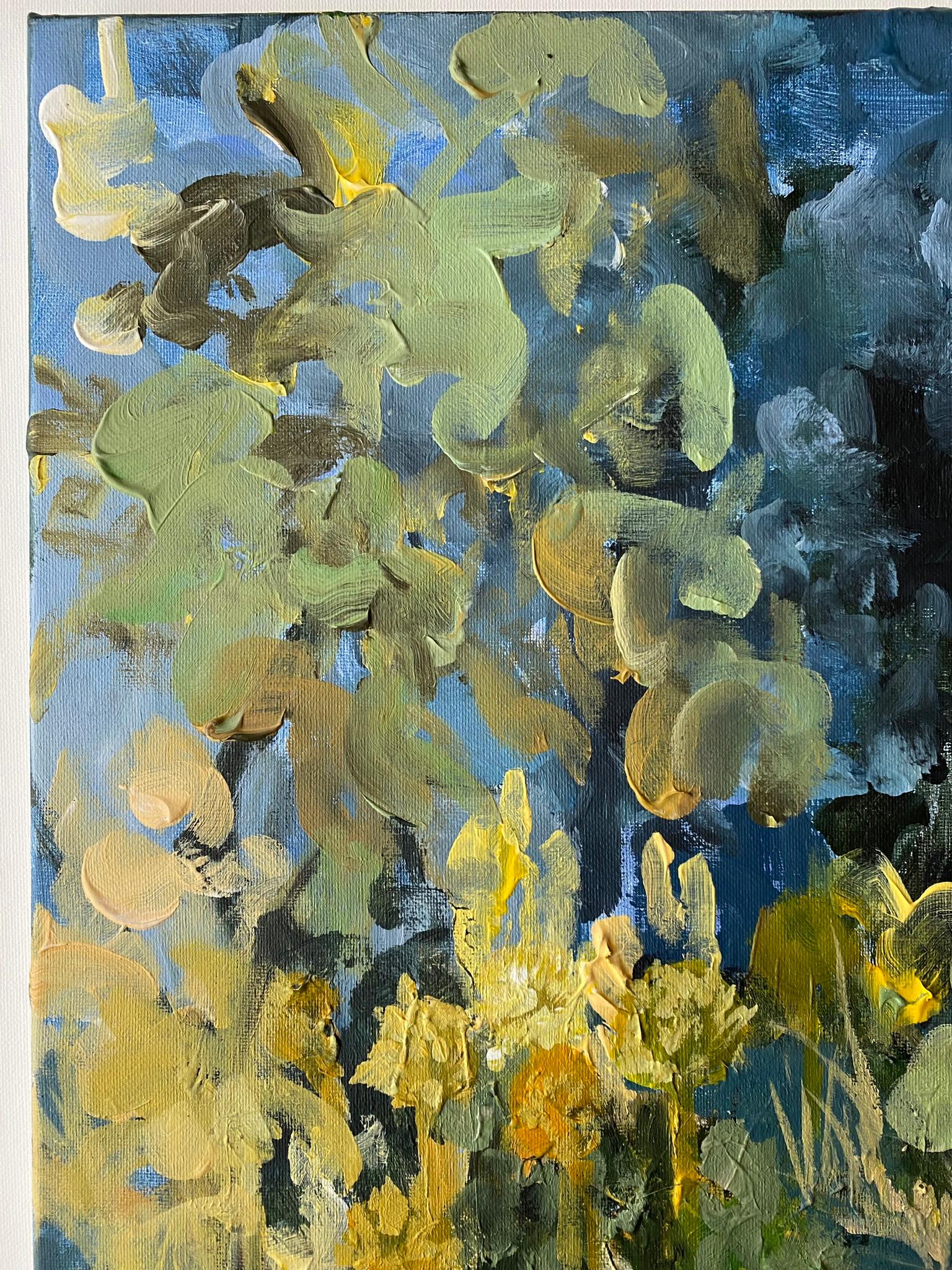 Original-Summer Night-British School-UK Awarded Artist-impresionista-abstracto en venta 10
