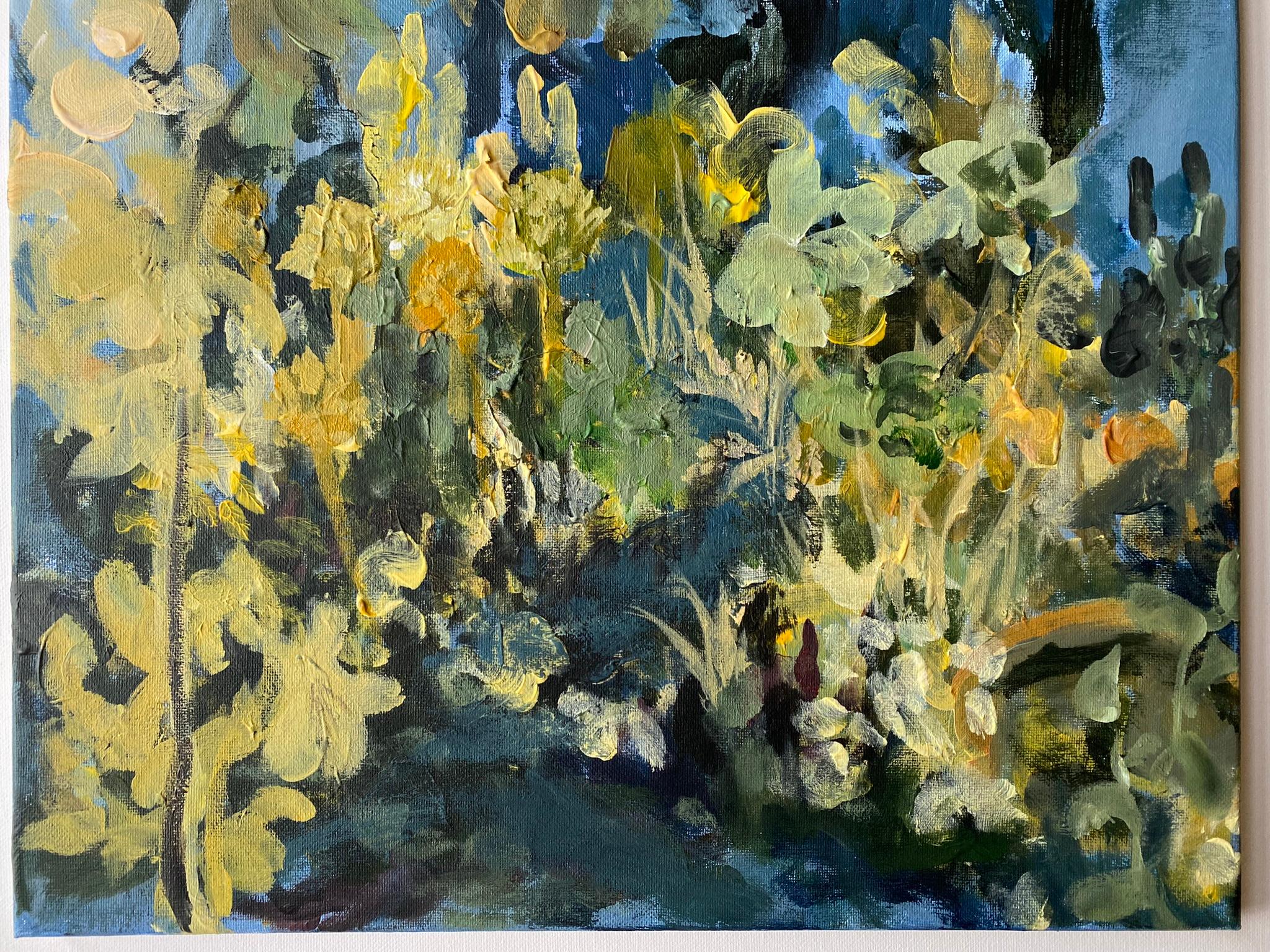 Original-Summer Night-British School-UK Awarded Artist-impresionista-abstracto en venta 14