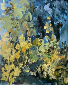 Original-Summer Night-British School-UK Awarded Artist-impresionista-abstracto