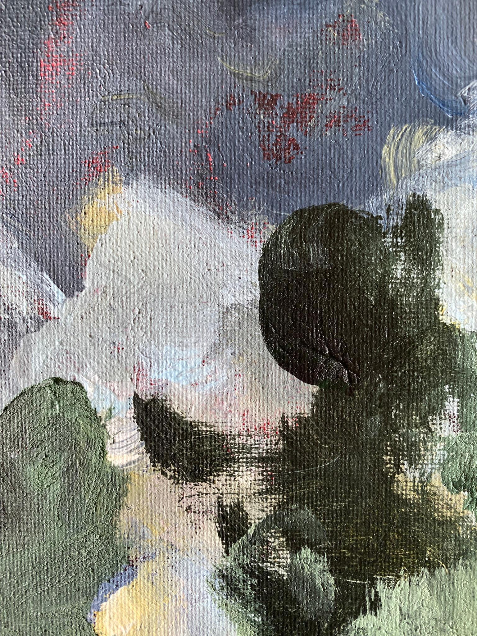 Original-Sunset Song II-British Awarded Artist-Impressionism-Plein Air Abend im Angebot 5