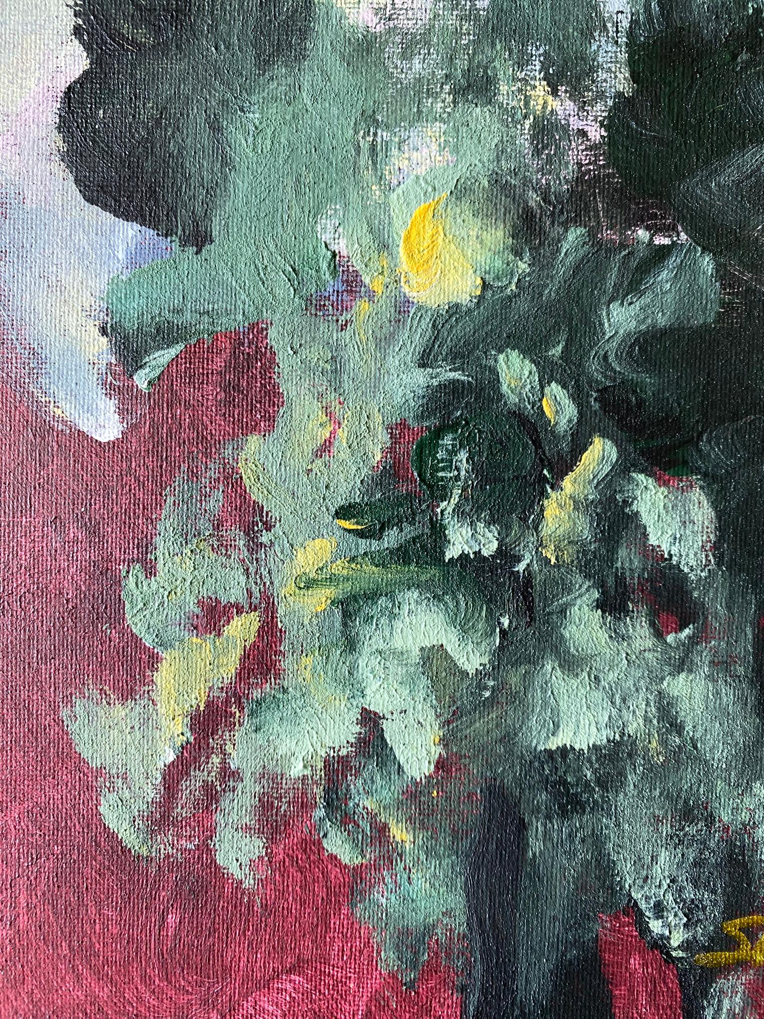 Original-Sunset Song II-British Awarded Artist-Impressionism-Plein Air Abend im Angebot 1