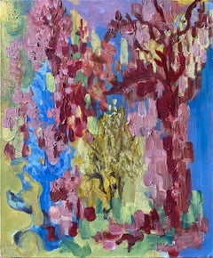 Original-Sonnenuntergangslied-Serie: Rot, Gelb, Blau-British AwardedArtist-NewAbstract