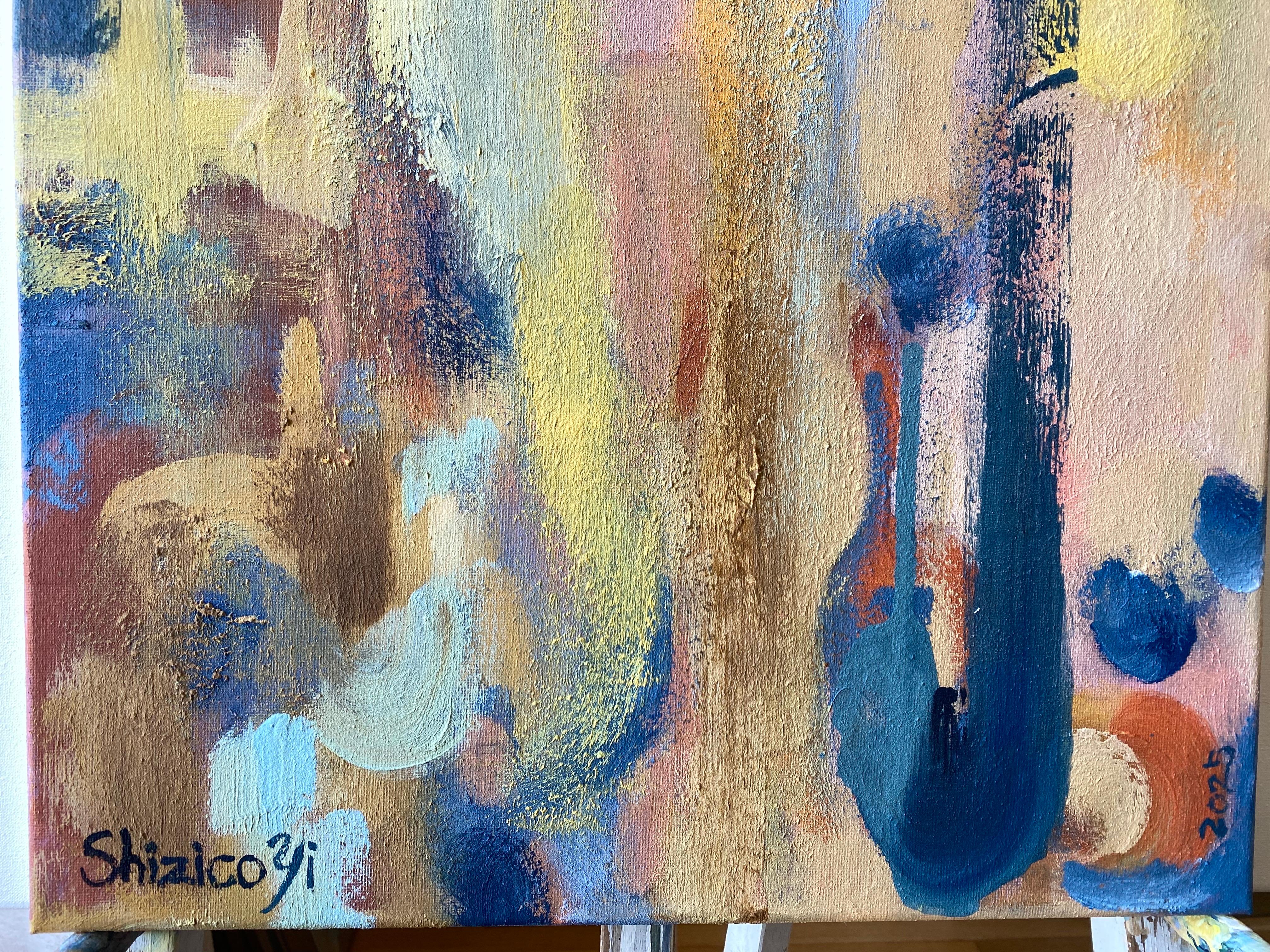 Original-Sunshine Factory 2025-British Awarded Artist-Abstract Oil on canvas For Sale 8
