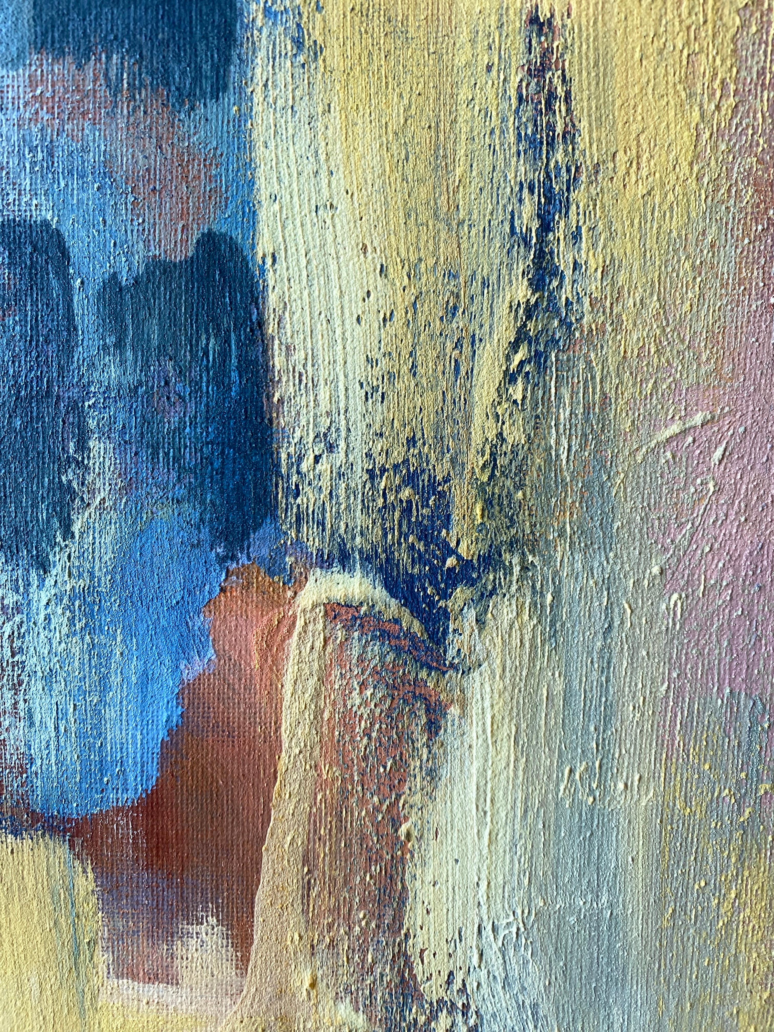 Original-Sunshine Factory 2025-British Awarded Artist-Abstract Oil on canvas For Sale 4