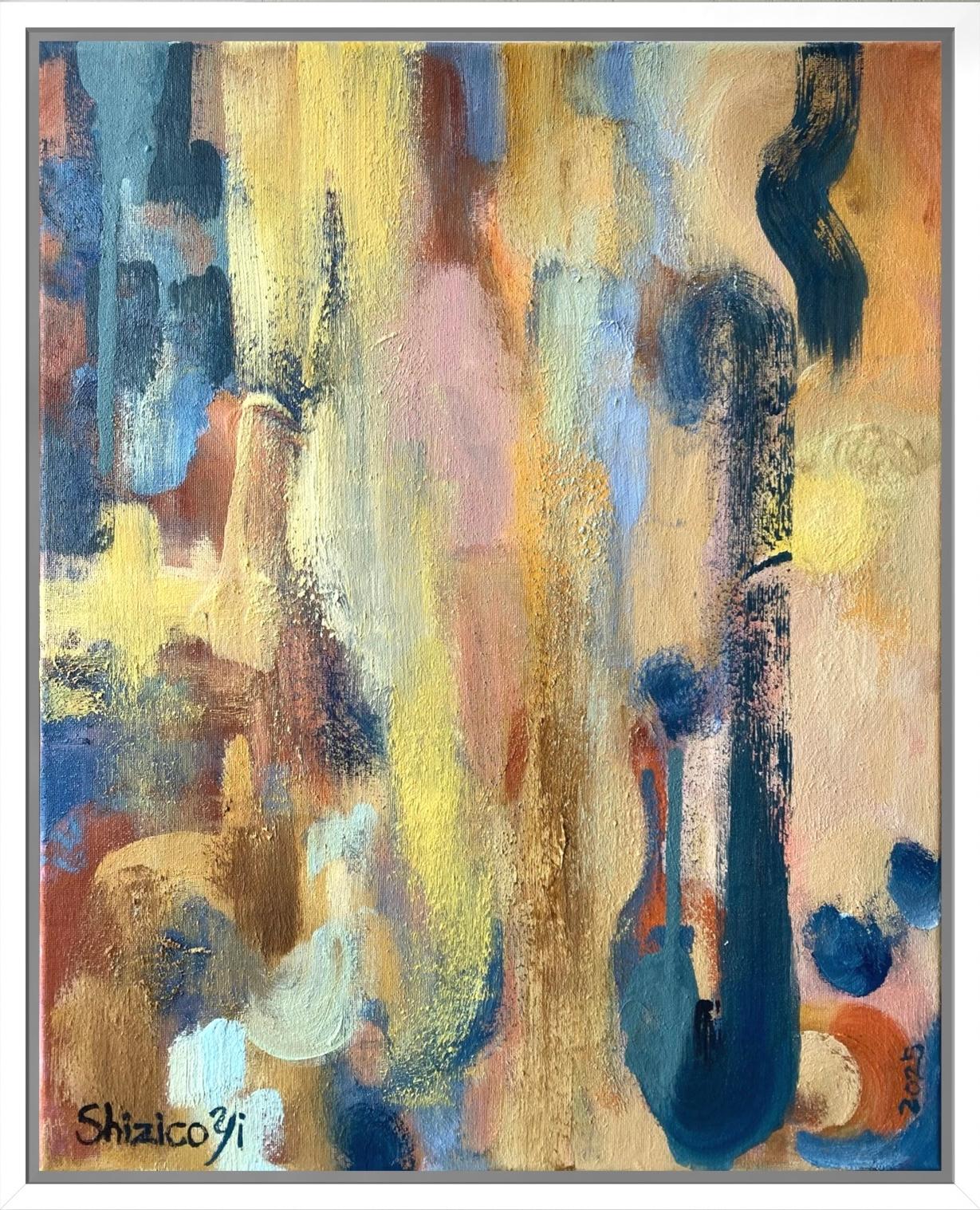 Original Sunshine Factory 2025-British Awarded Artist-Abstract Huile sur toile