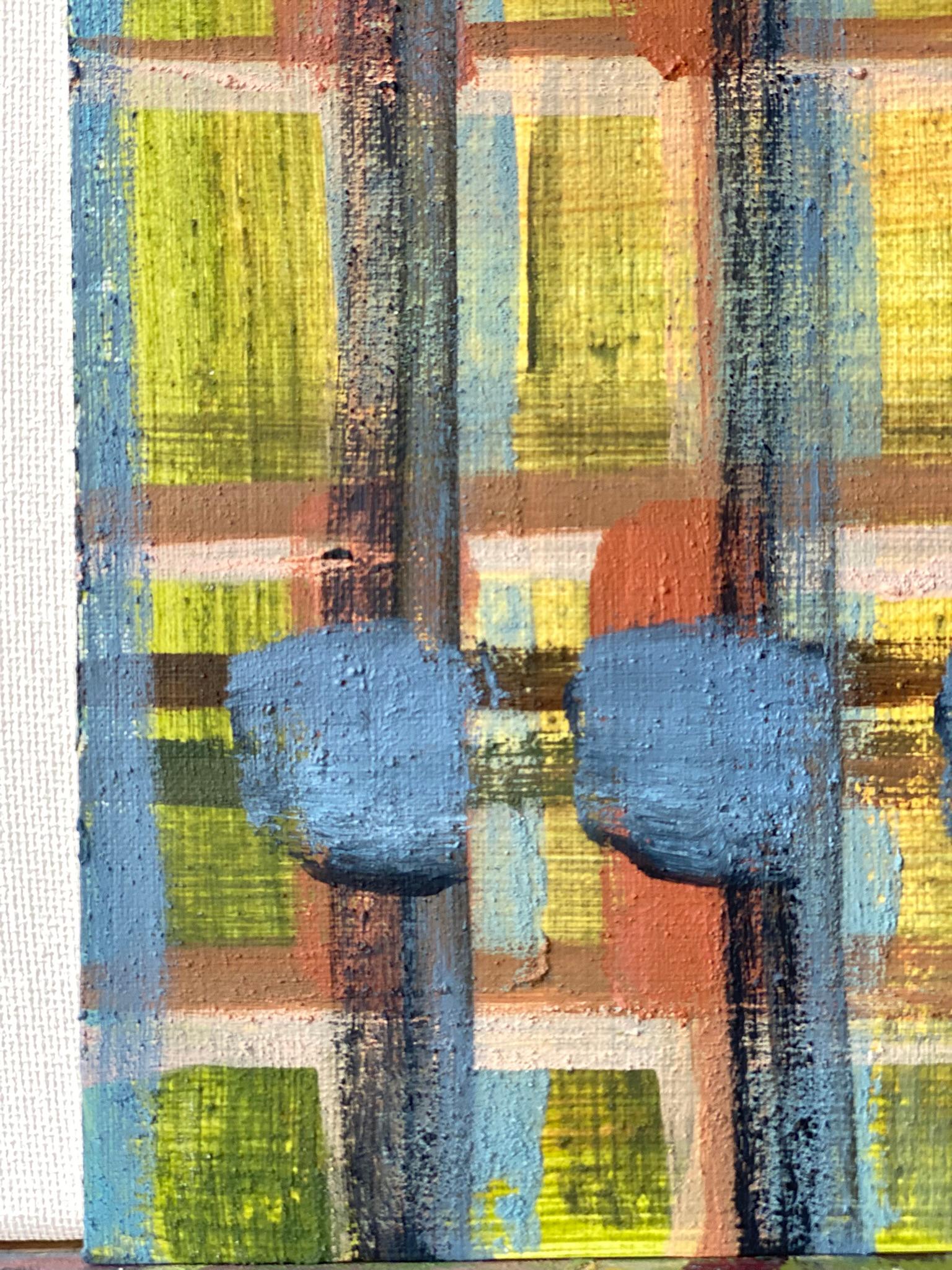 Original The Weaver Diptych-Tartan inspired-British Awarded Artist-huile sur papier en vente 7