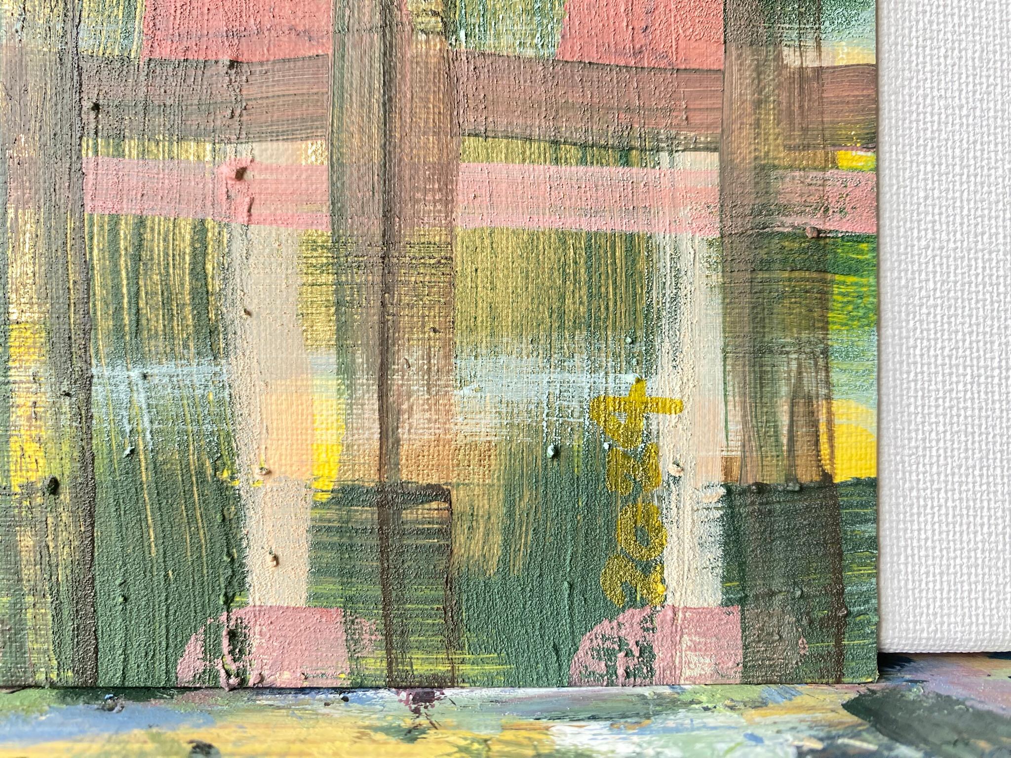 Original The Weaver Diptych-Tartan inspired-British Awarded Artist-huile sur papier en vente 10