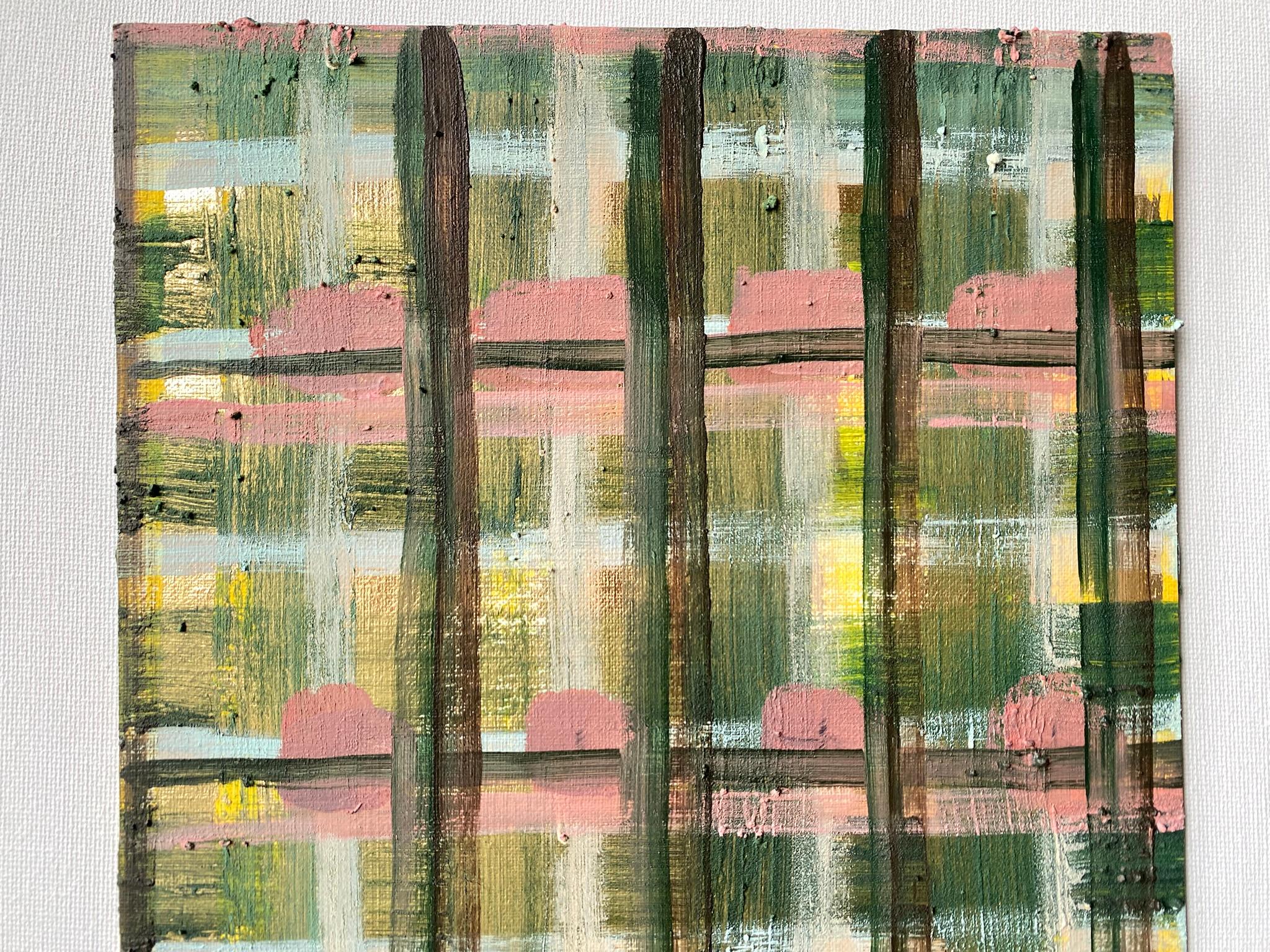 Original The Weaver Diptych-Tartan inspired-British Awarded Artist-huile sur papier en vente 11