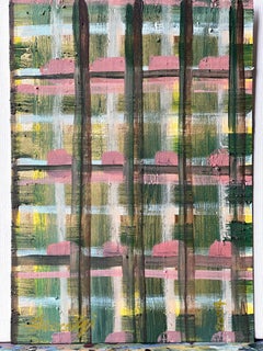 Original The Weaver Diptych-Tartan inspired-British Awarded Artist-huile sur papier