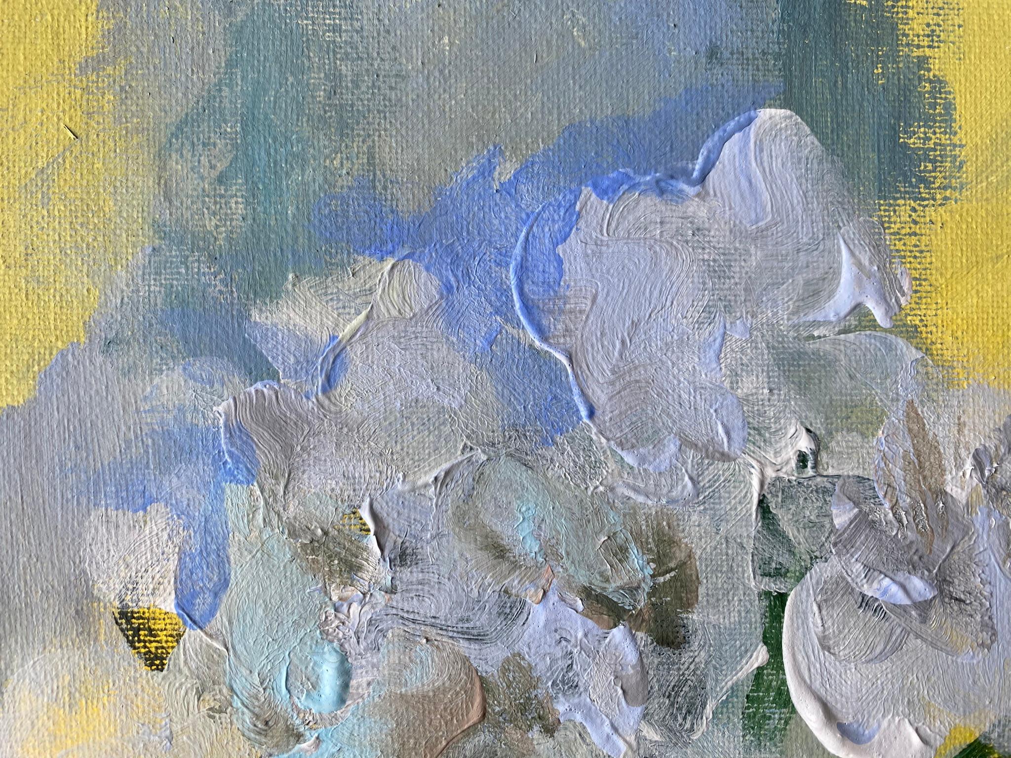 Originale-The Rosarian-British School-Awarded Artist-Espressione-Abstract-Roses UK in vendita 9