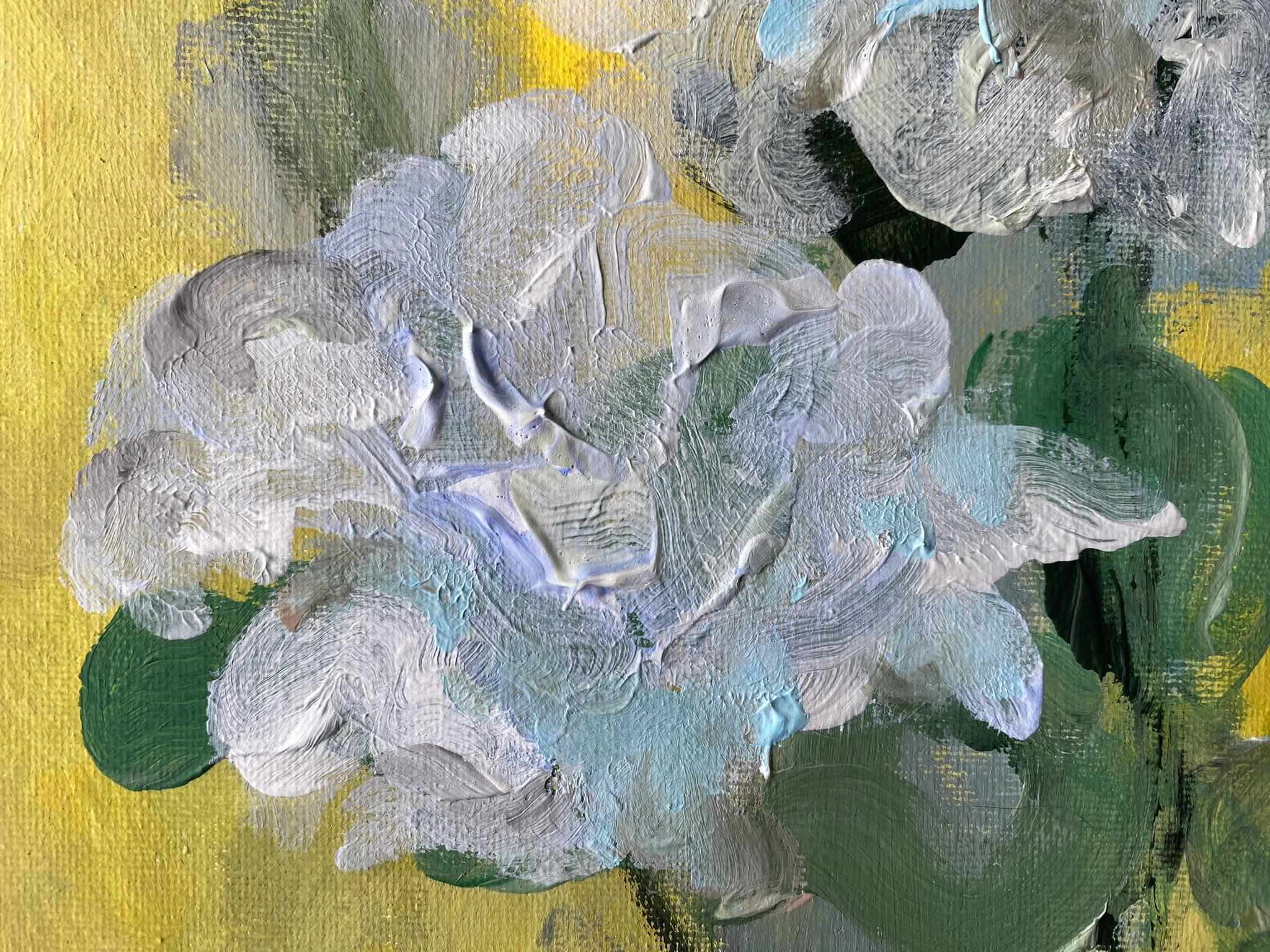 Originale-The Rosarian-British School-Awarded Artist-Espressione-Abstract-Roses UK in vendita 10