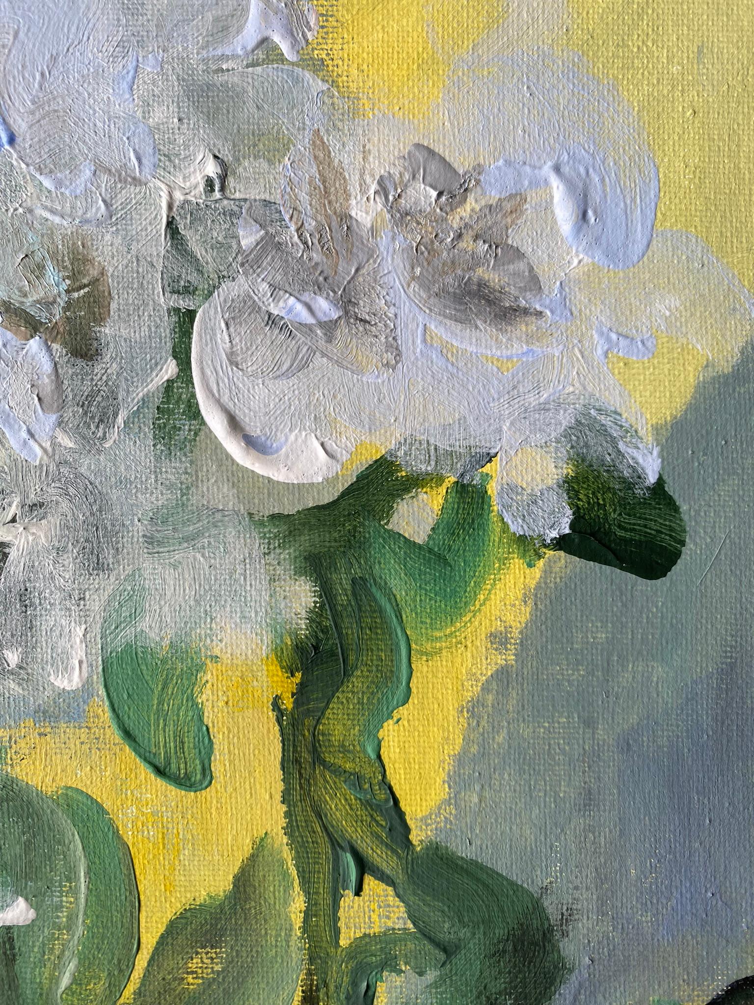 Originale-The Rosarian-British School-Awarded Artist-Espressione-Abstract-Roses UK in vendita 3