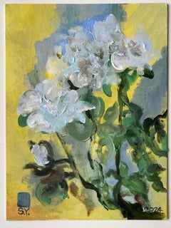 Original-The Rosarian-British School-Awarded Artist-Expression-Abstract-Roses UK