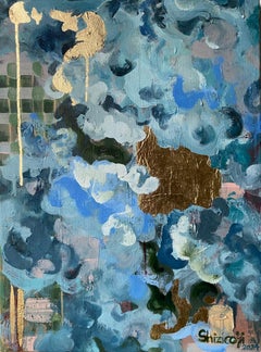 Original-Under Scotland Sky Tartan - Artistics récompensés par une feuille d'or - abstrait