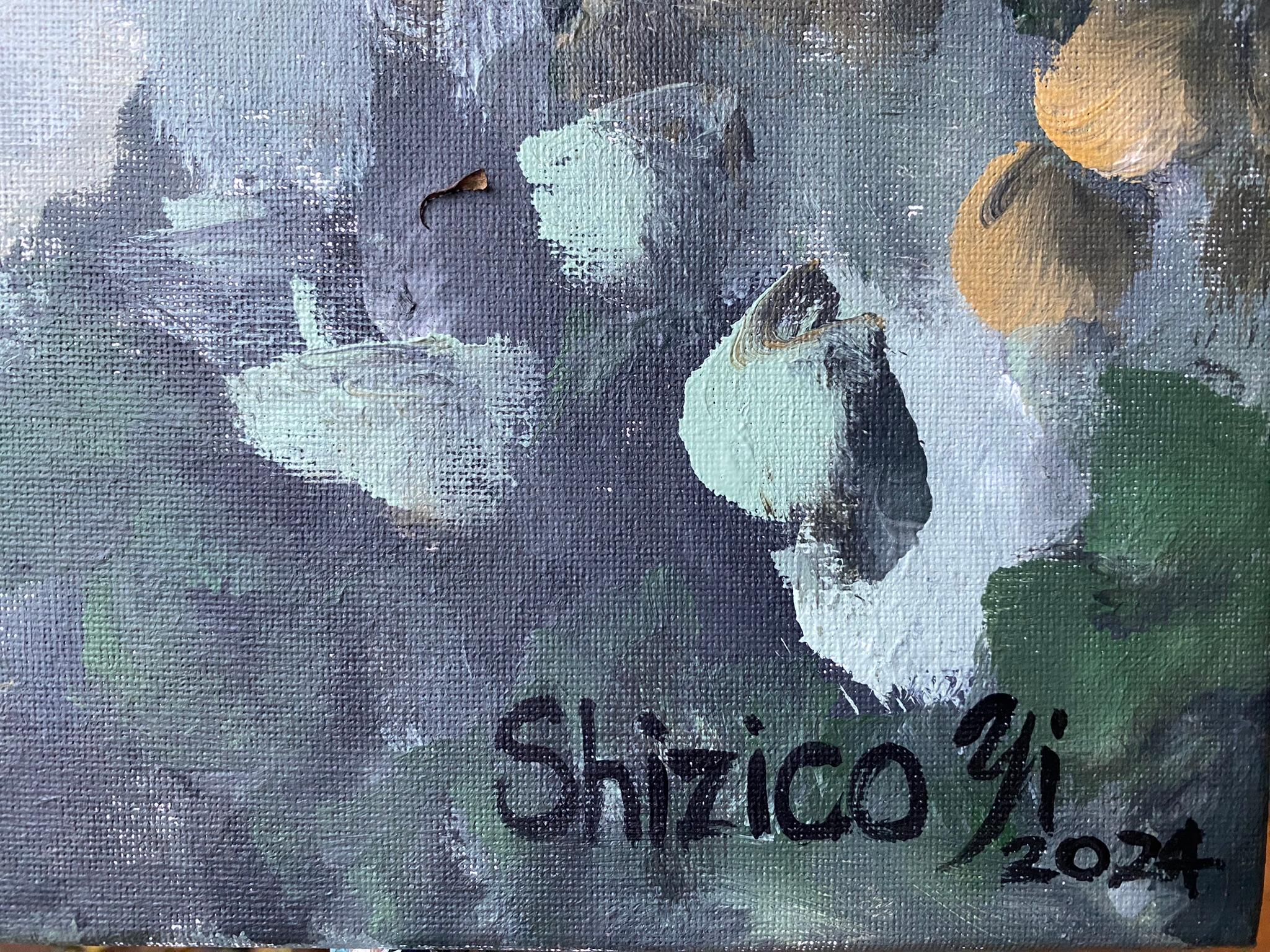 Estanque de sauces original en otoño-plein air-Artista británico galardonado-Expresionista en venta 9