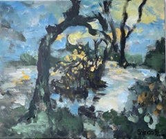 Artiste-expressionniste primé Autumn-plein air britannique