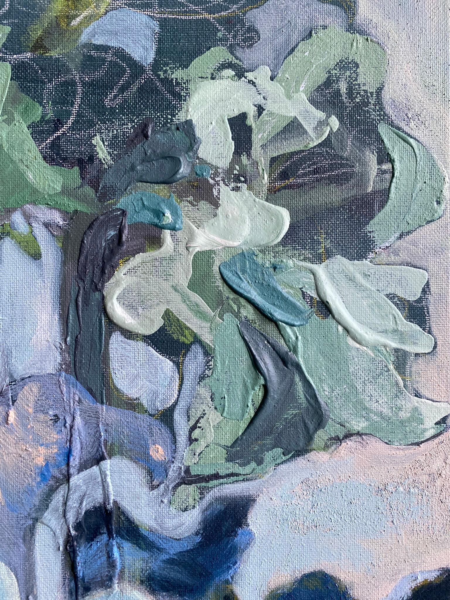 Original-Winter Bloom-UK Ausgezeichnete Künstlerin-Abstract Expression-AusstellungKollektion (Abstrakter Expressionismus), Painting, von Shizico Yi