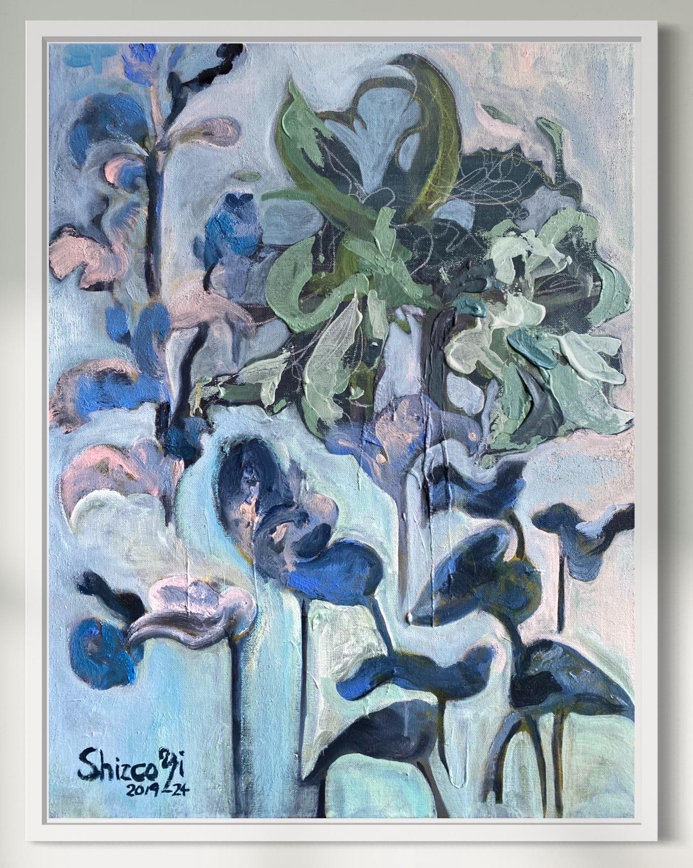 Original-Winter Bloom-UK Ausgezeichnete Künstlerin-Abstract Expression-AusstellungKollektion im Angebot 5