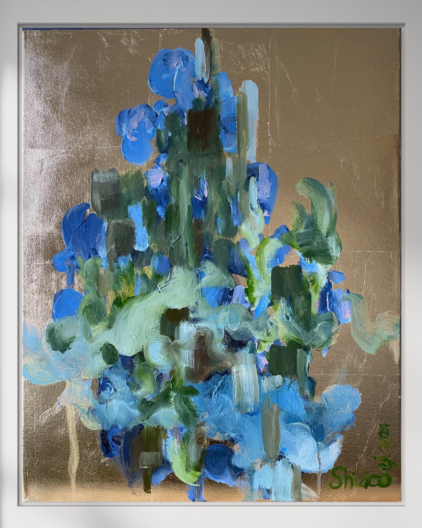 Originali-Campane magiche illuminate dal sole dorato-Scuola britannica-Artista premiato in mostra - Painting Impressionismo di Shizico Yi
