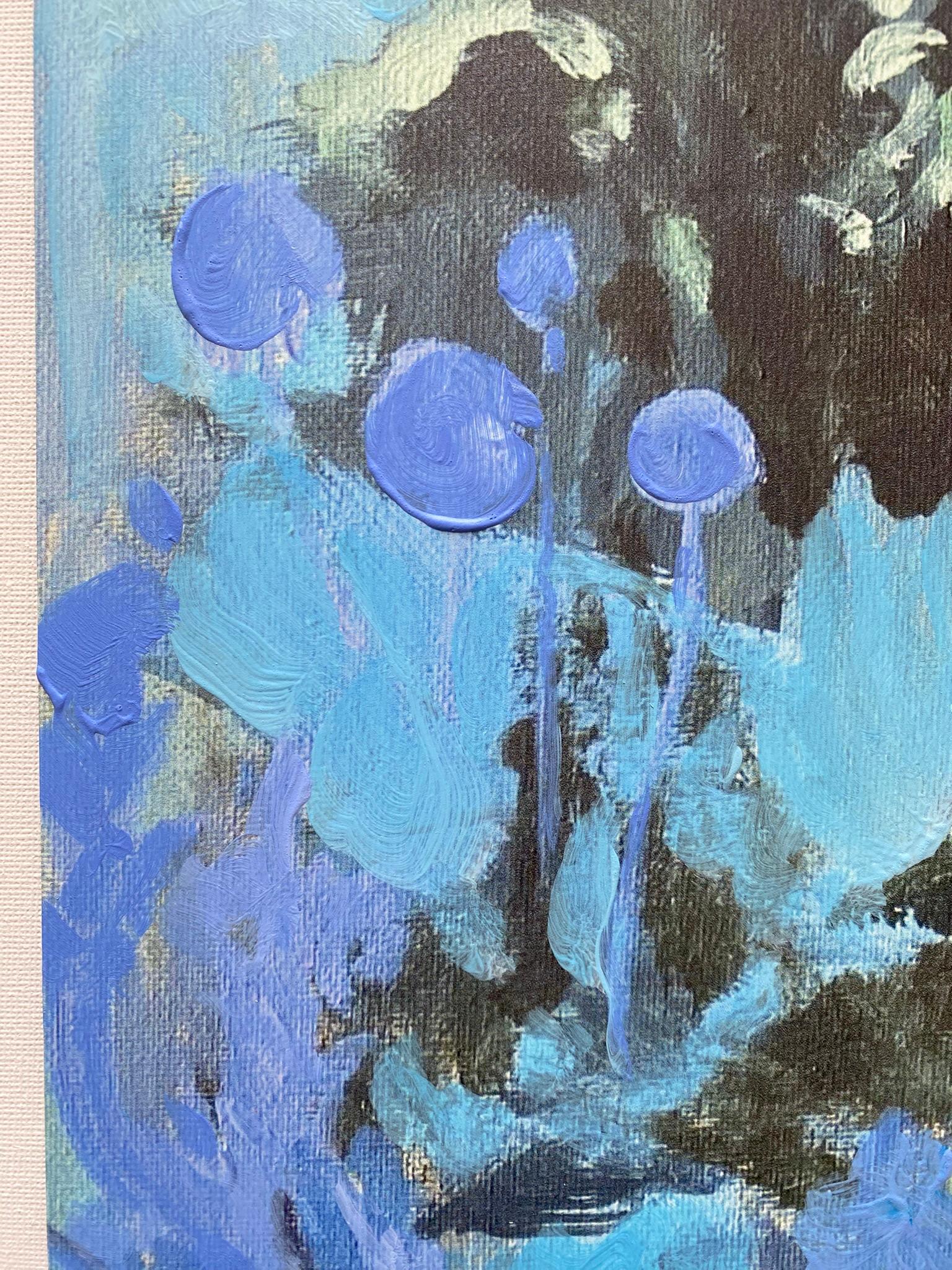 Aluminium Limited Edition#2 Summer Night-Awarded Artist-hand-painted highlight - Abstract Expressionist Print by Shizico Yi