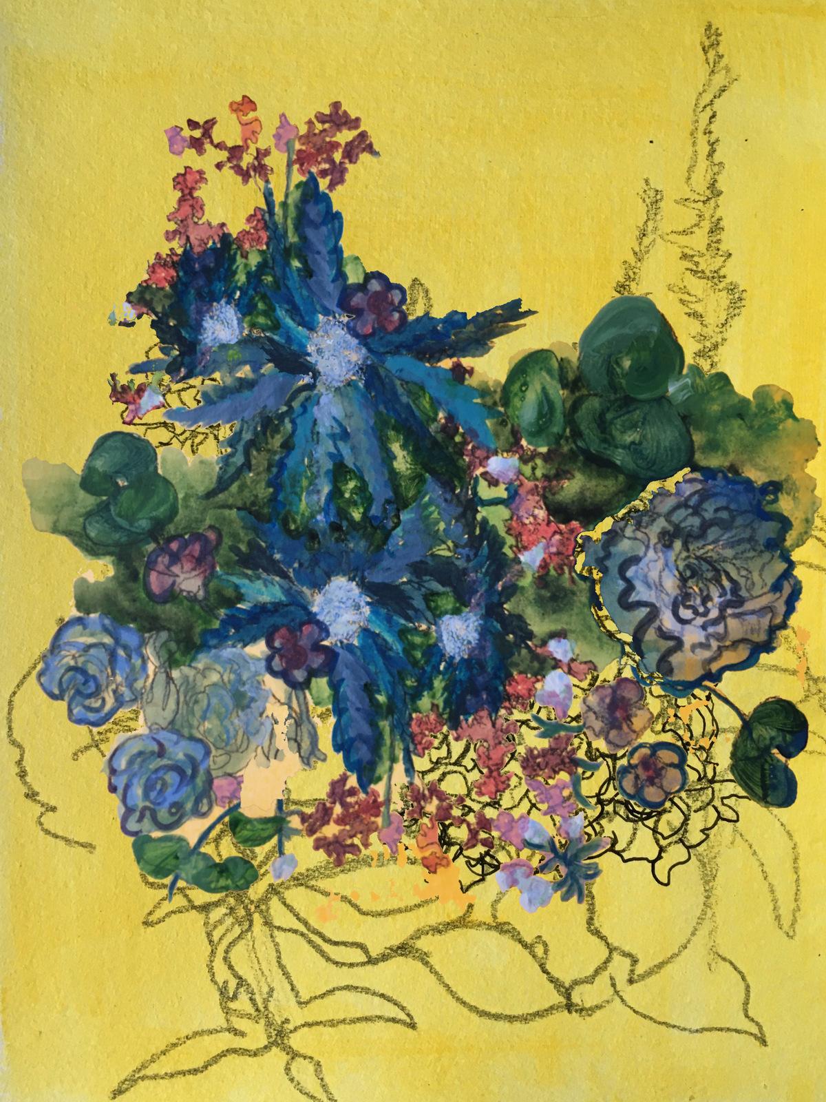 Shizico Yi Landscape Print - Constant Gardener Summer Bloom, Large Artist's Proof-Last one-UK Awarded Artist
