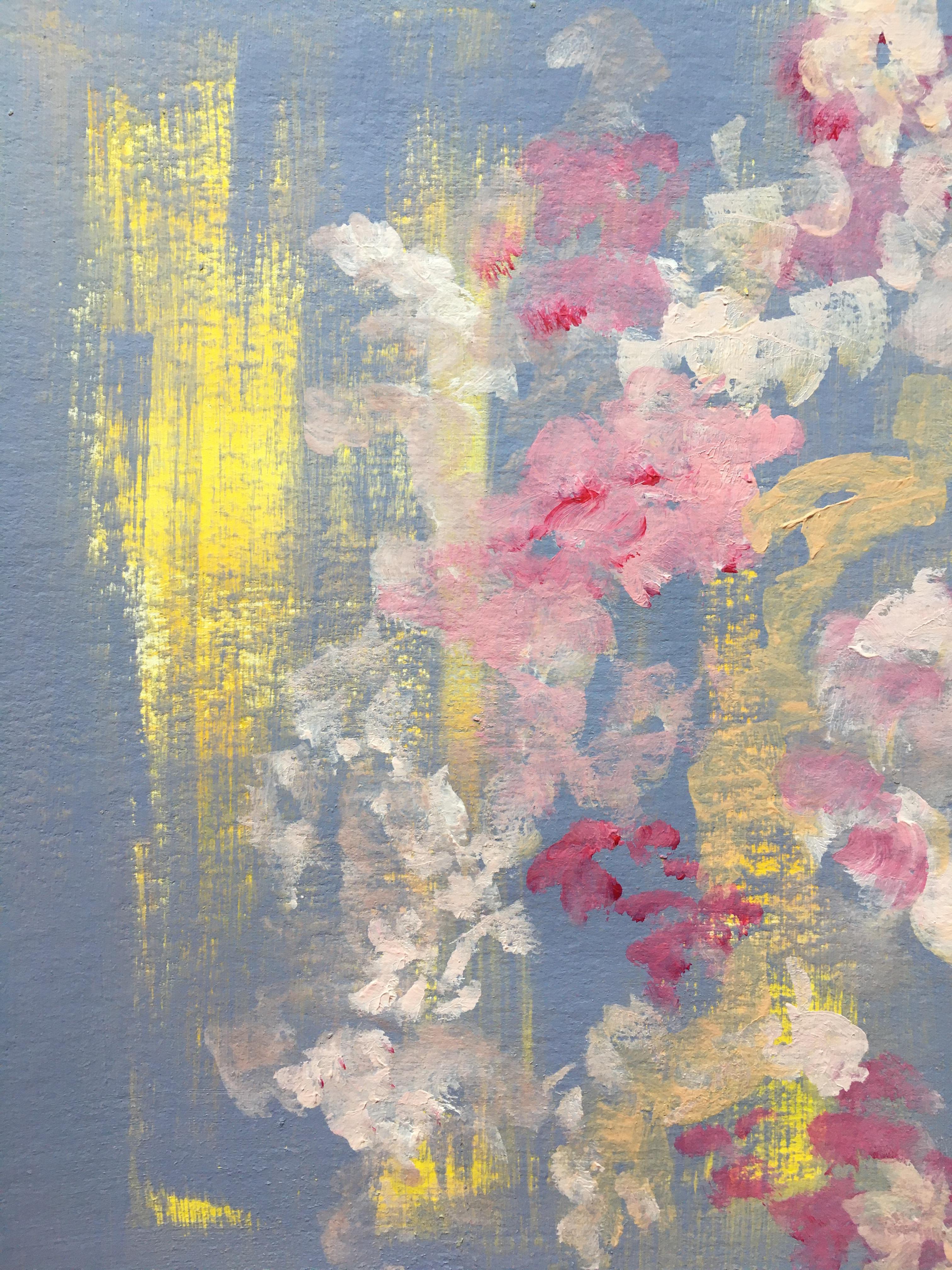 Edition-Ran 蘭 -Orchids in the Purple Mists-Limited #3 of 10, abstract, UK Artist For Sale 3