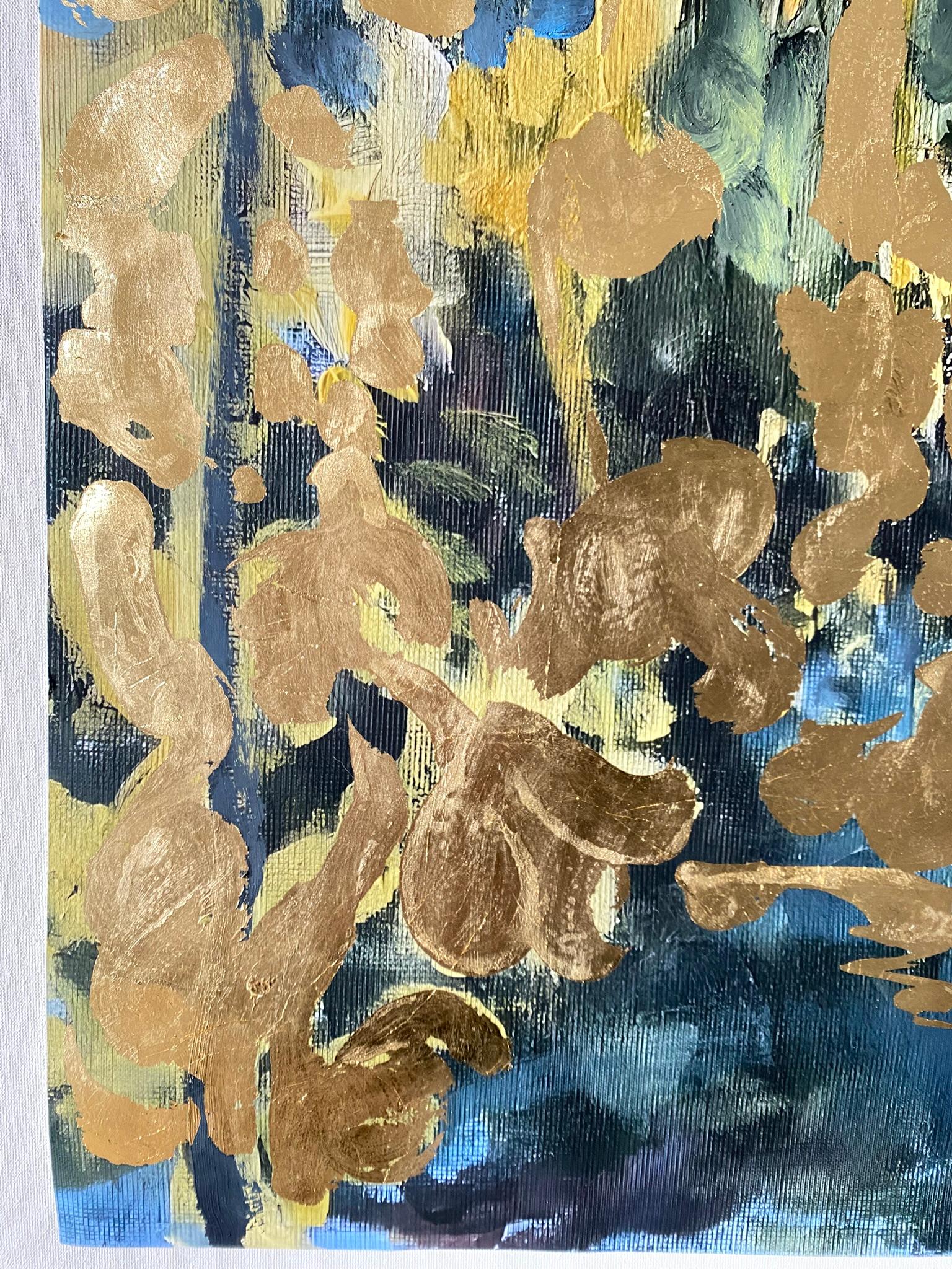 Il s'agit d'une grande épreuve d'artiste peinte à la main à l'huile et dorée à la feuille d'or sur giclée sur papier ; c'est une pièce unique, la seule épreuve peinte à la main de cette image, à l'unité.

Son impact visuel saisissant promet de