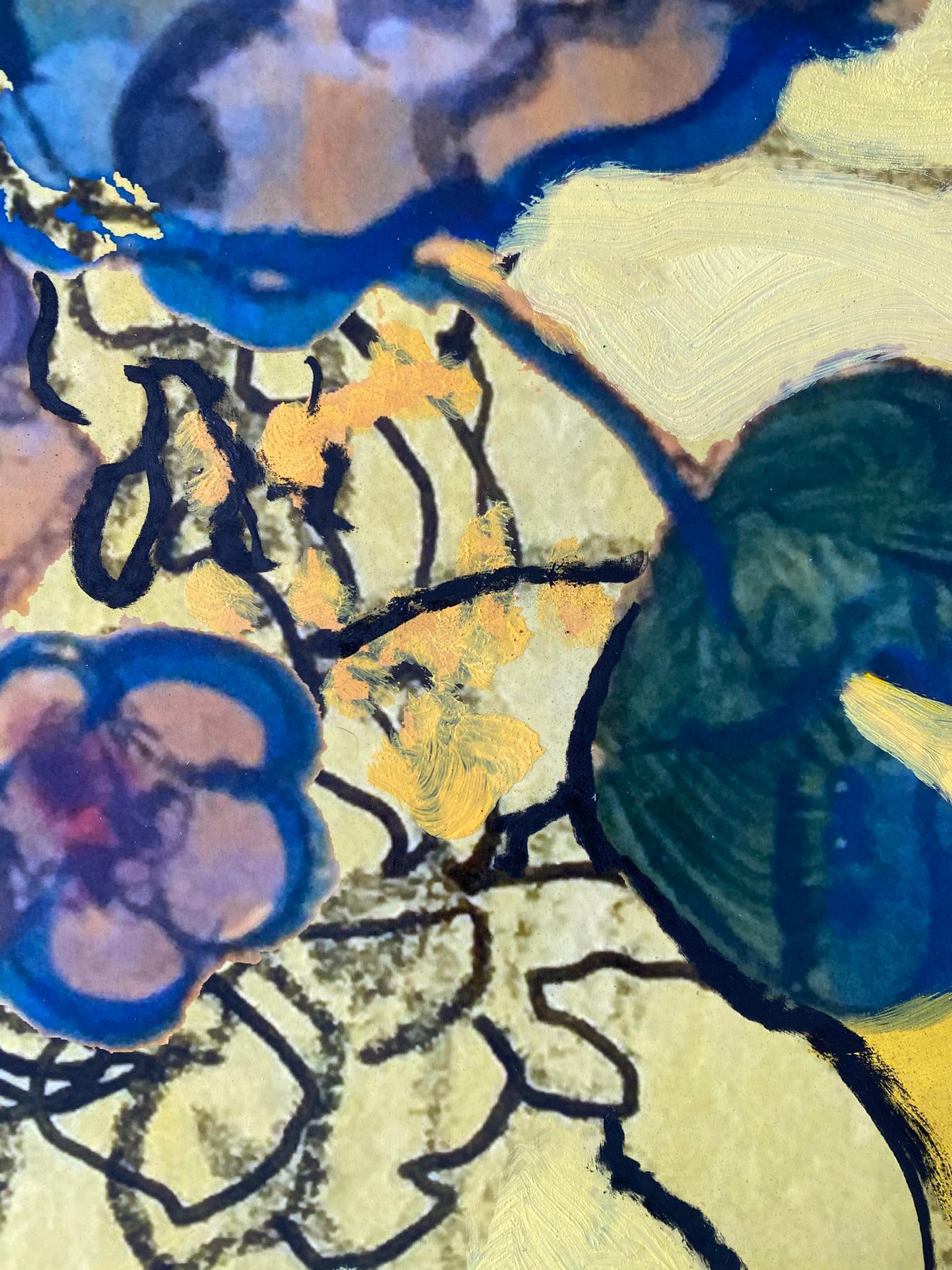 Hand Drawn-Painted X-L One Off Edition-Constant Gardener-British Awarded Artist For Sale 6