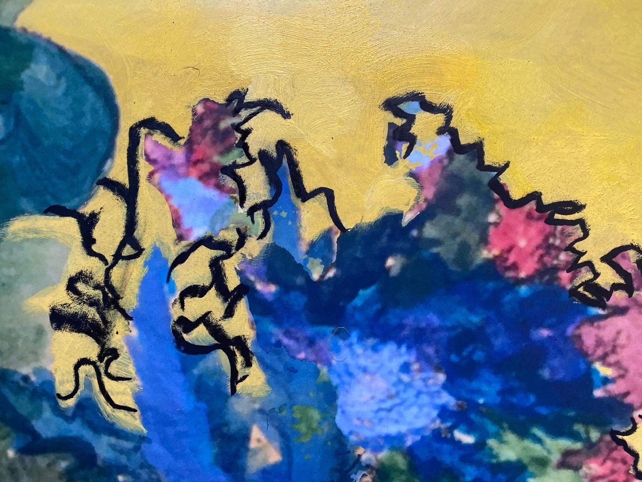 Hand Drawn-Painted X-L One Off Edition-Constant Gardener-British Awarded Artist For Sale 7