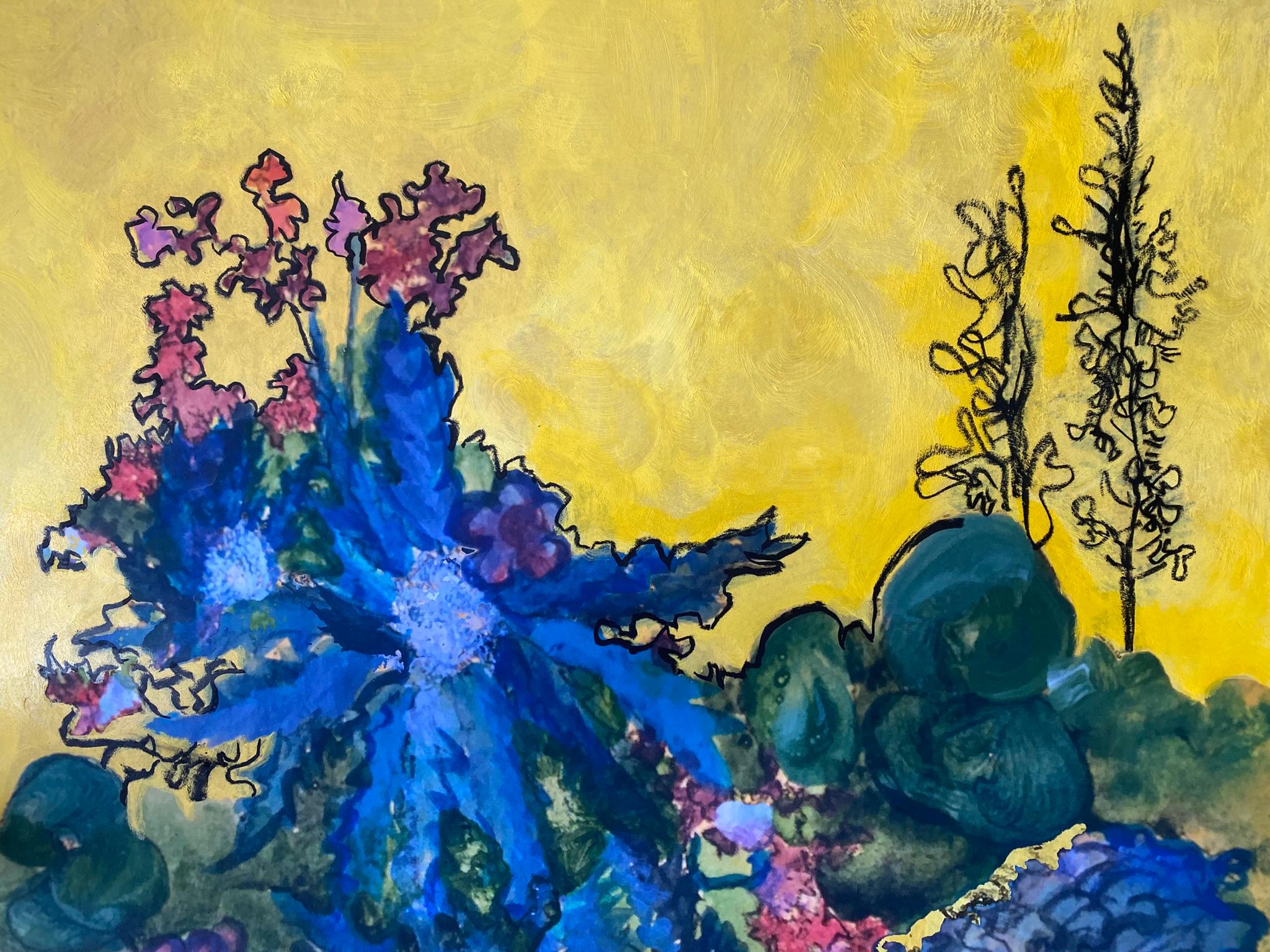 Hand Drawn-Painted X-L One Off Edition-Constant Gardener-British Awarded Artist For Sale 9