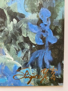 Edizione limitata in alluminio dipinto a mano#3-Notte d'estate-Artista britannico premiato