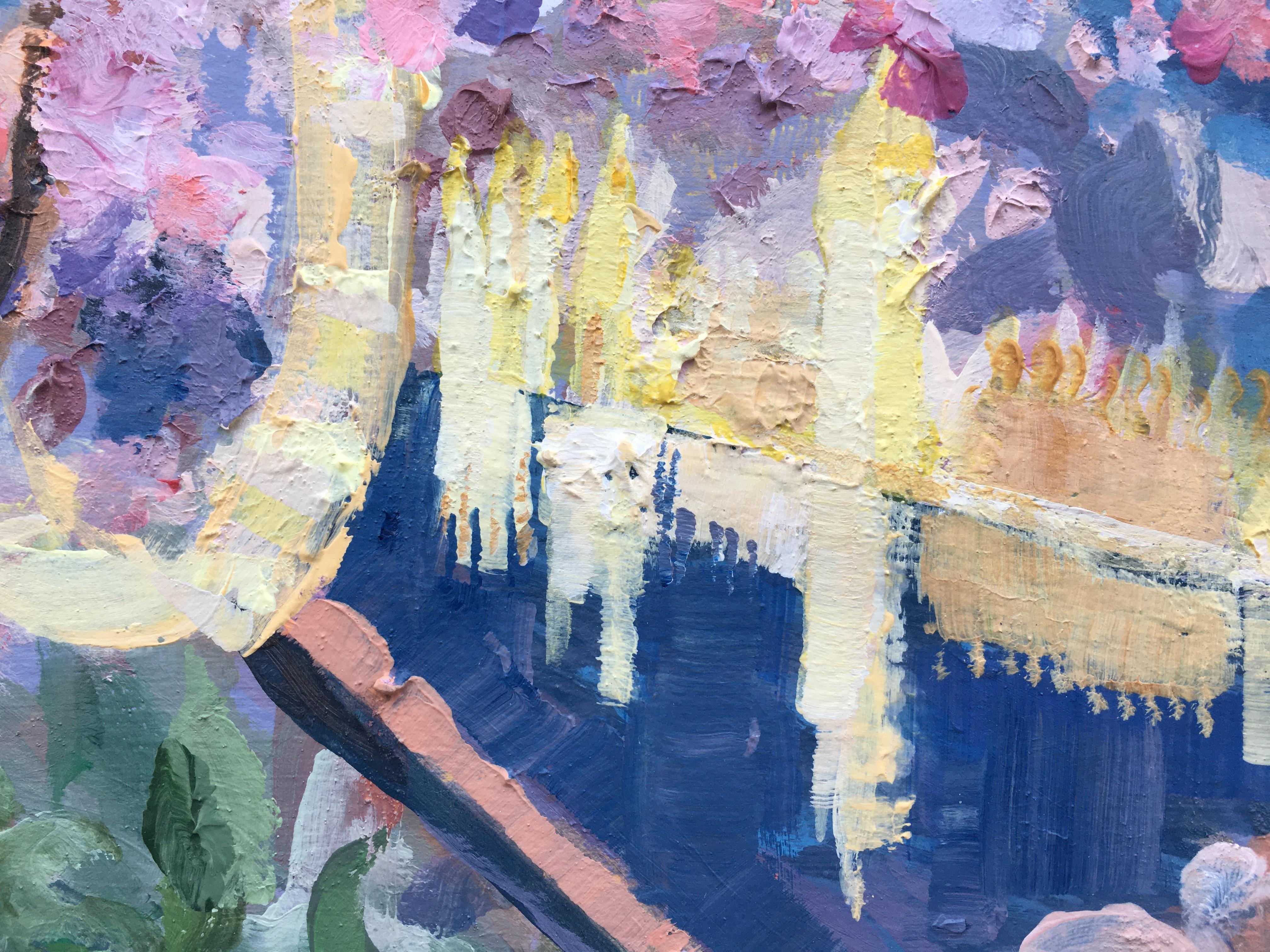 Hand Painted Artist's Proof Diptych-Sunshine Factory-London-Brit Awarded Artist For Sale 9