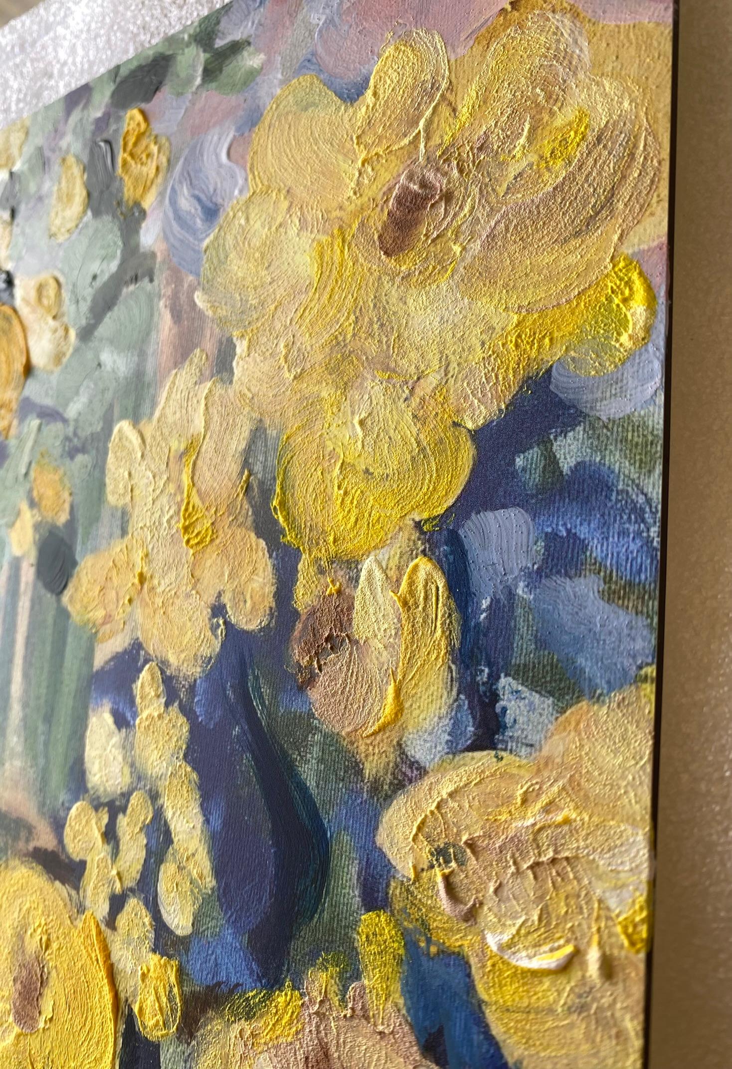 Le dernier ! Épreuve d'artiste peinte à la main#2-Tea Time Bloom-Artiste britannique primé en vente 9