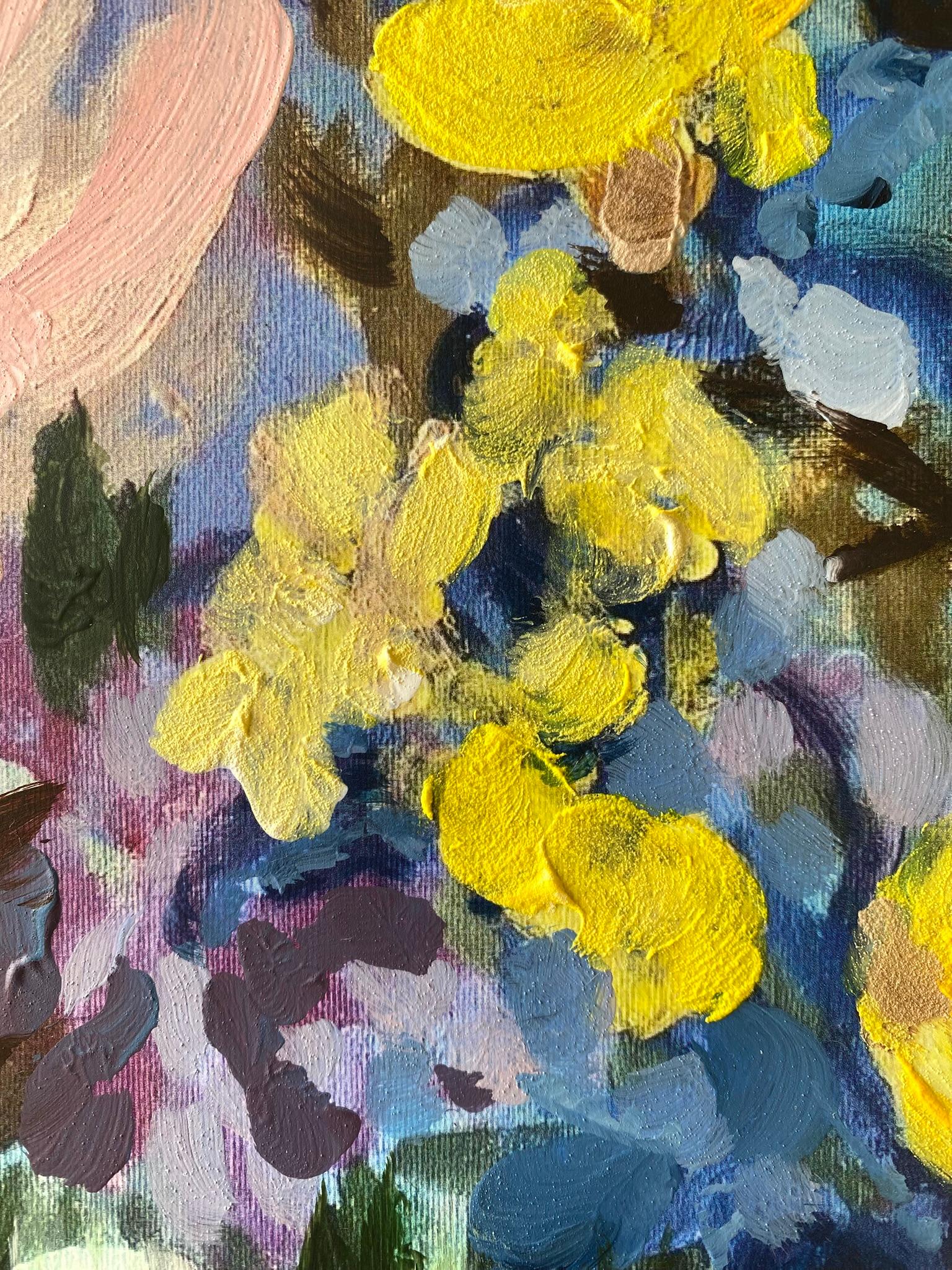 Le dernier ! Épreuve d'artiste peinte à la main#2-Tea Time Bloom-Artiste britannique primé en vente 12