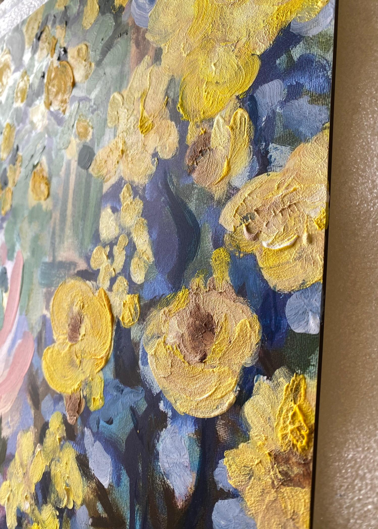 Le dernier ! Épreuve d'artiste peinte à la main#2-Tea Time Bloom-Artiste britannique primé en vente 13