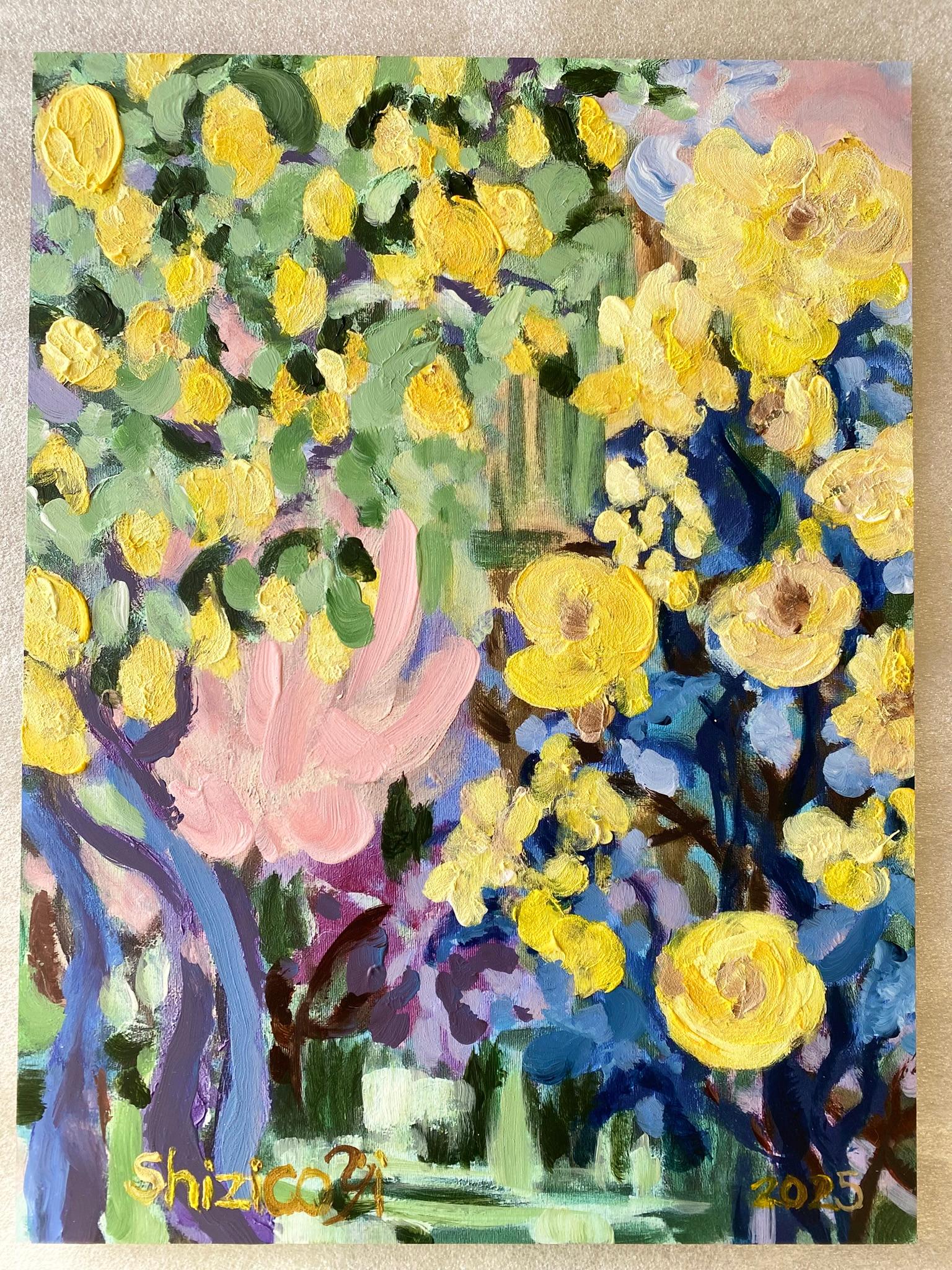 Le dernier ! Épreuve d'artiste peinte à la main#2-Tea Time Bloom-Artiste britannique primé en vente 15