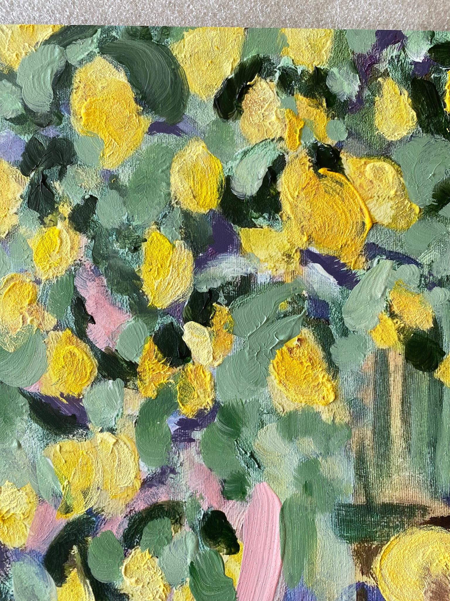 Le dernier ! Épreuve d'artiste peinte à la main#2-Tea Time Bloom-Artiste britannique primé en vente 2