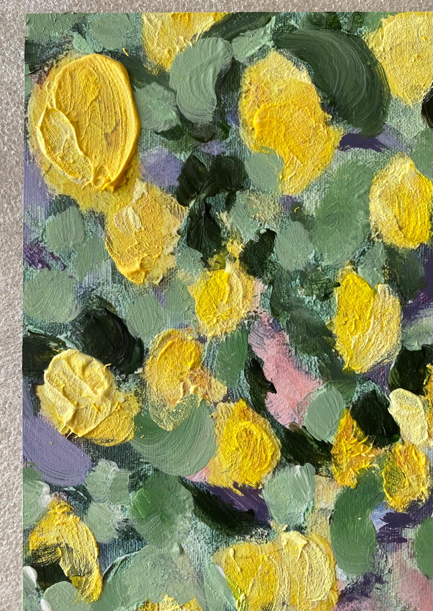 Le dernier ! Épreuve d'artiste peinte à la main#2-Tea Time Bloom-Artiste britannique primé en vente 4