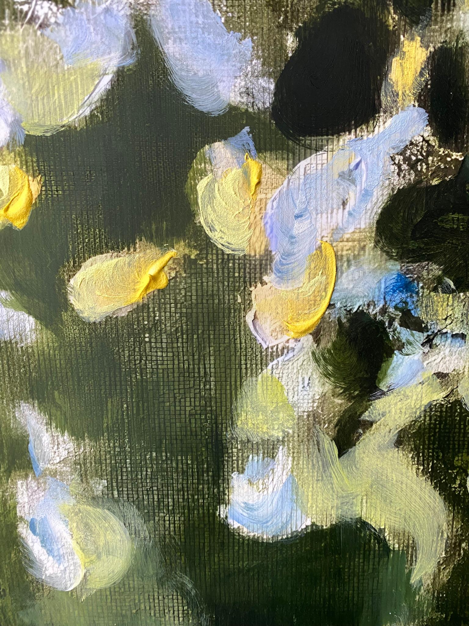 Hand Painted Edition-Sunset Song with Blue and Green-British Awarded Artist-No.2 For Sale 9