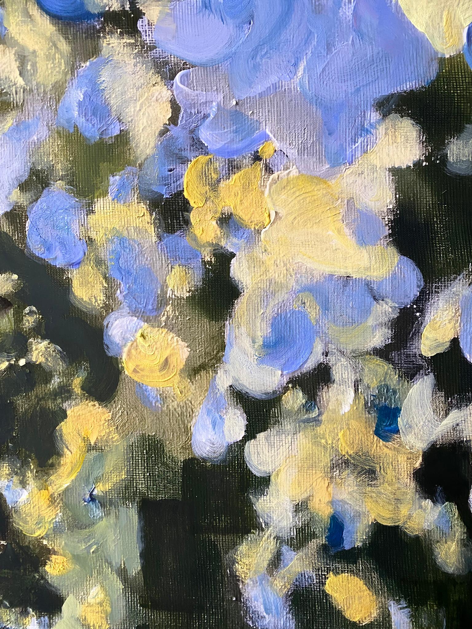 Hand Painted Edition-Sunset Song with Blue and Green-British Awarded Artist-No.2 For Sale 4