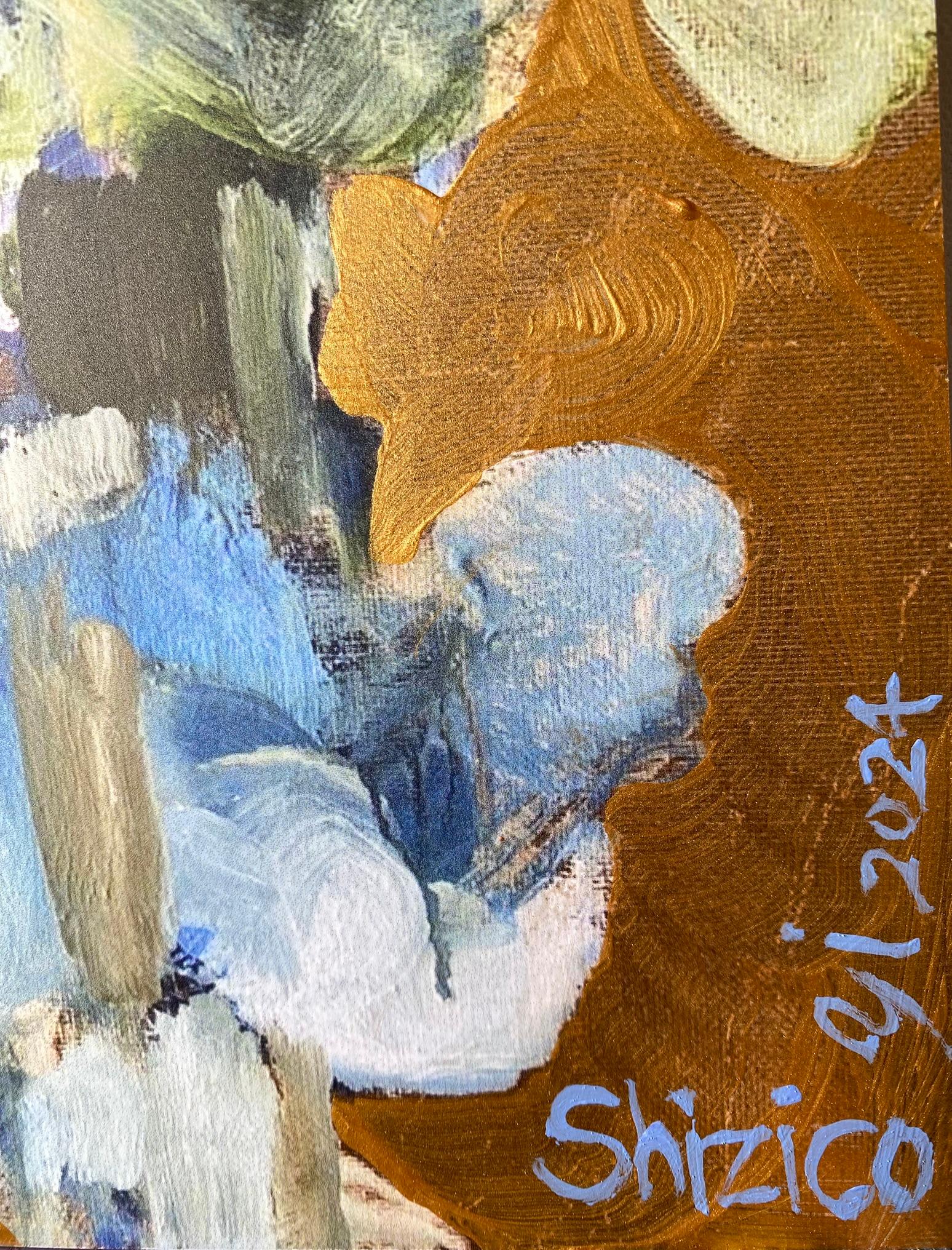 Edición pintada a mano Set de 2-Golden Sunlit-Artista británico galardonado-en aluminio en venta 12