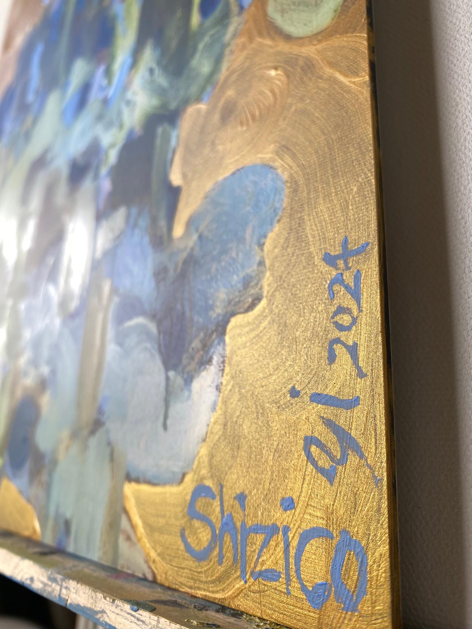Edición pintada a mano Set de 2-Golden Sunlit-Artista británico galardonado-en aluminio en venta 14