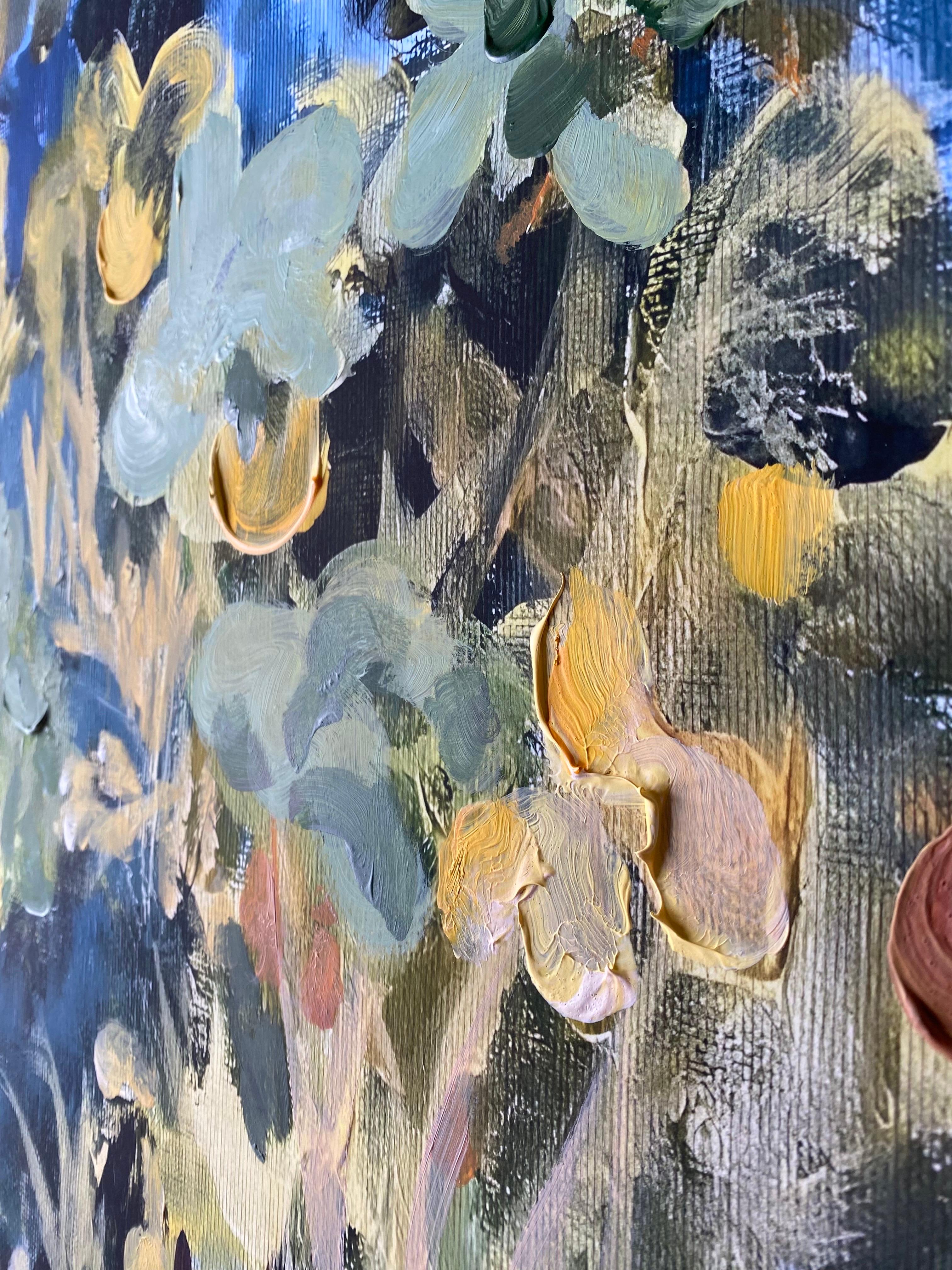 Prova d'artista di grandi dimensioni dipinta a mano - Notte d'estate - Artista britannico premiato - Un esemplare unico in vendita 6