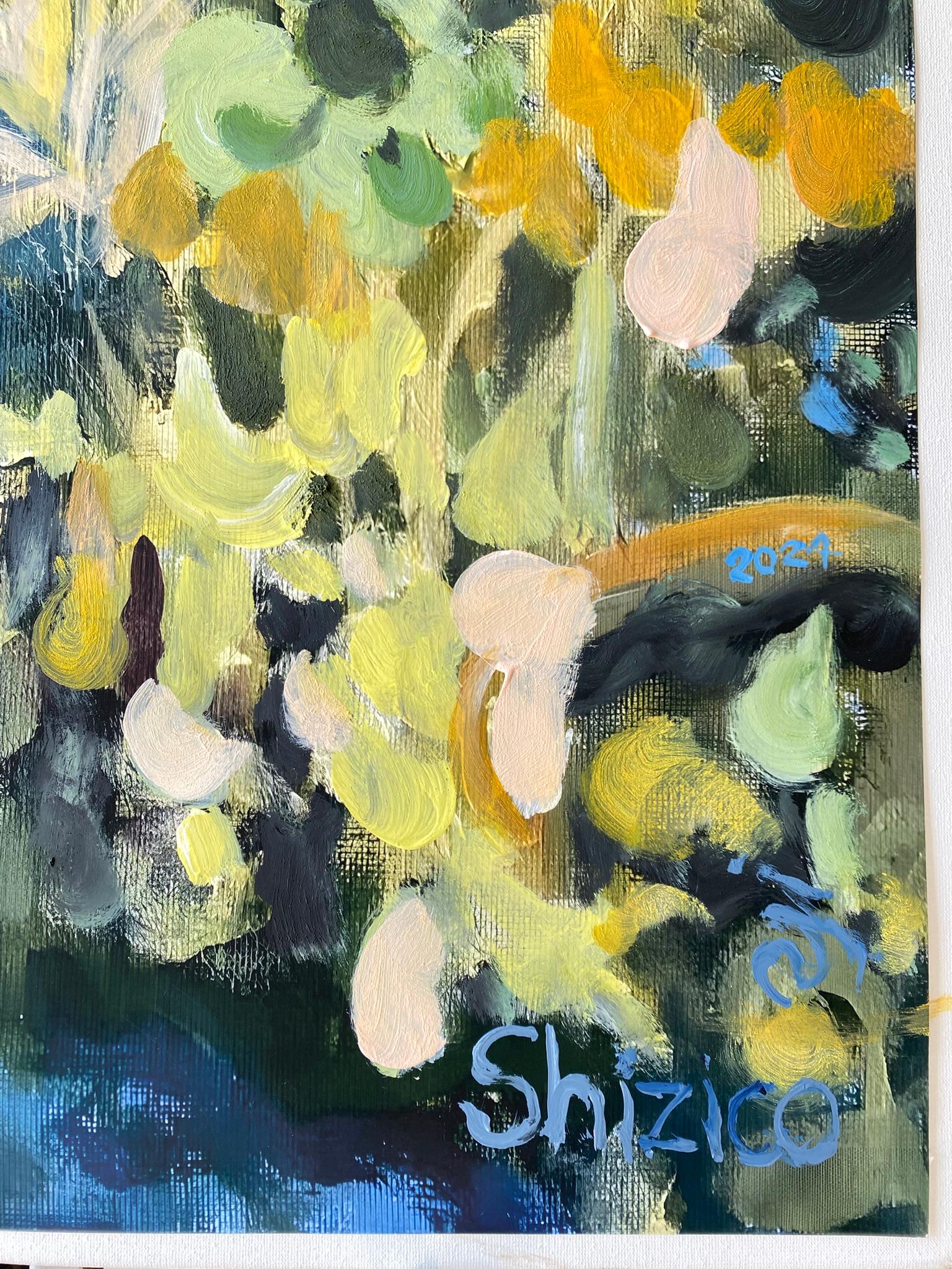 This stunning Artist's Proof is an one-off, hand-painted by the artist Shizico , signed at front and on the back label too; the proof is 90% hand painted with original oil paint by Shizico Yi, because the nature of hand mixed oil, colours are vary