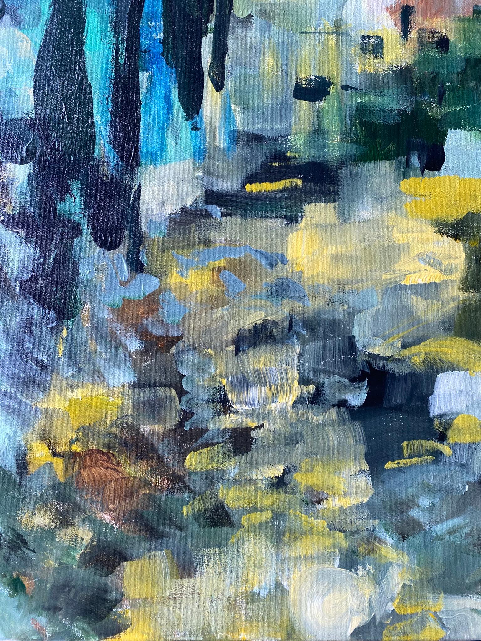 Handgemaltes großes Proof #1/2-Herbstschnee-British Awarded Artist-Öl auf Giclée im Angebot 2