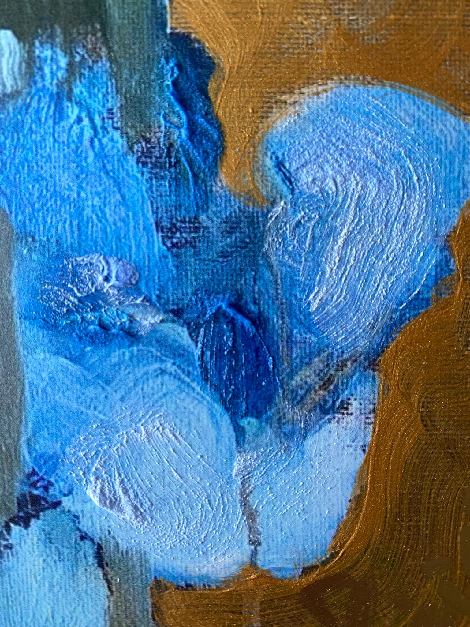 Edición limitada pintada a mano#2/5-Campanas mágicas doradas iluminadas por el sol-Artista británico galardonado en venta 5