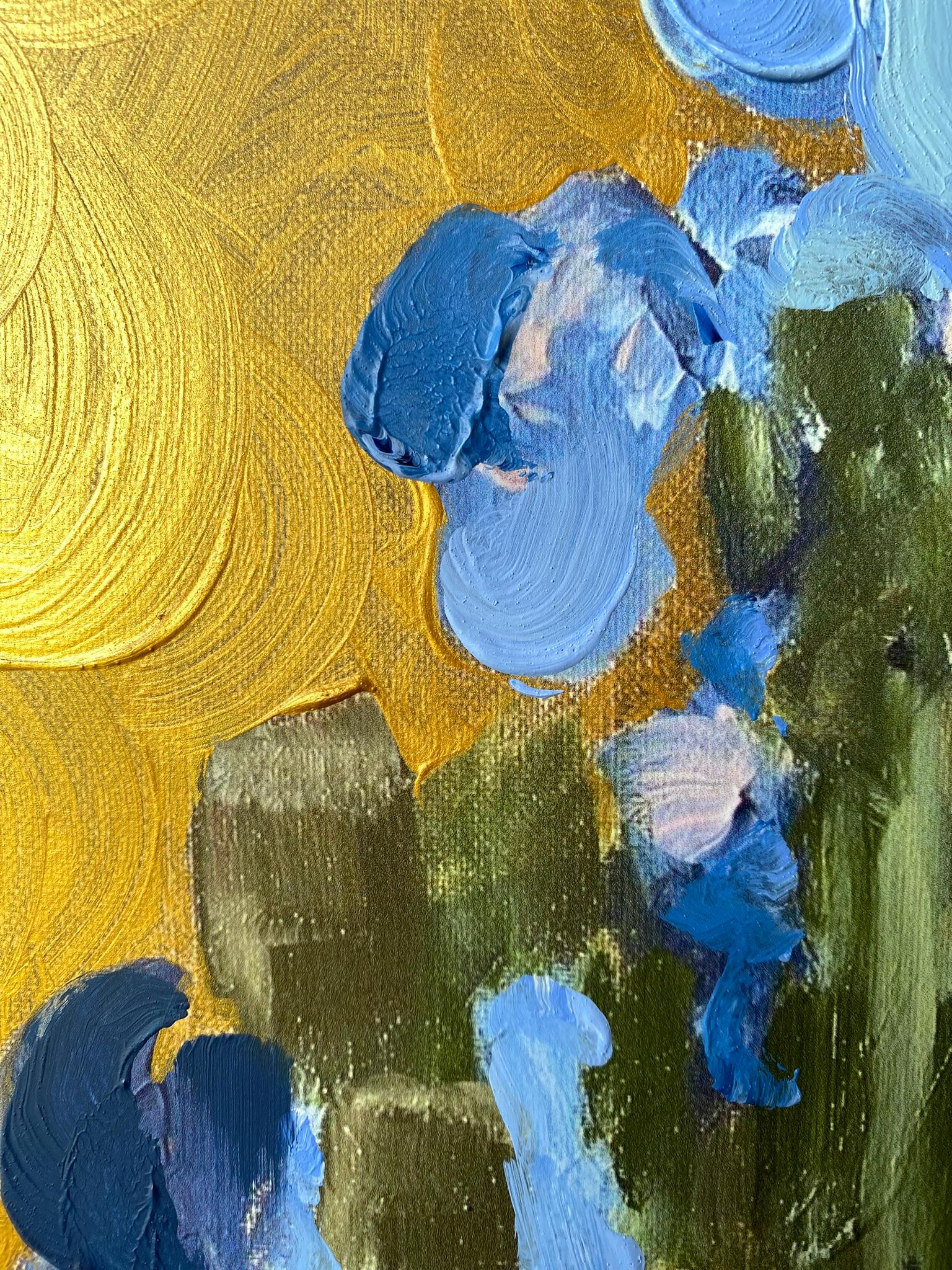 Edición limitada pintada a mano#2/5-Campanas mágicas doradas iluminadas por el sol-Artista británico galardonado en venta 6