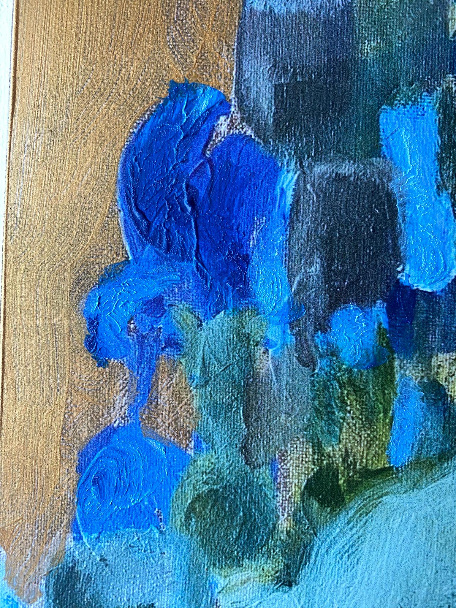 Edición limitada pintada a mano#2/5-Campanas mágicas doradas iluminadas por el sol-Artista británico galardonado en venta 2